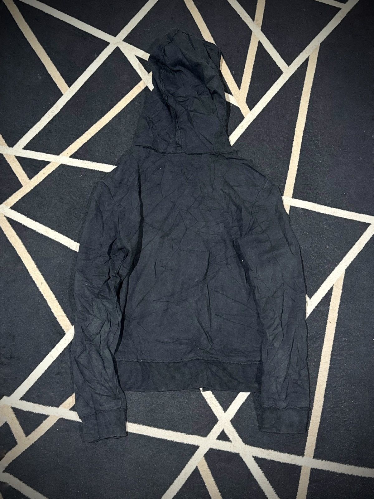 Yasuyuki Ishii Archived Distressed Styled WJK Japan Hoodie Avanr Garde Size US S / EU 44-46 / 1 - 2 Thumbnail