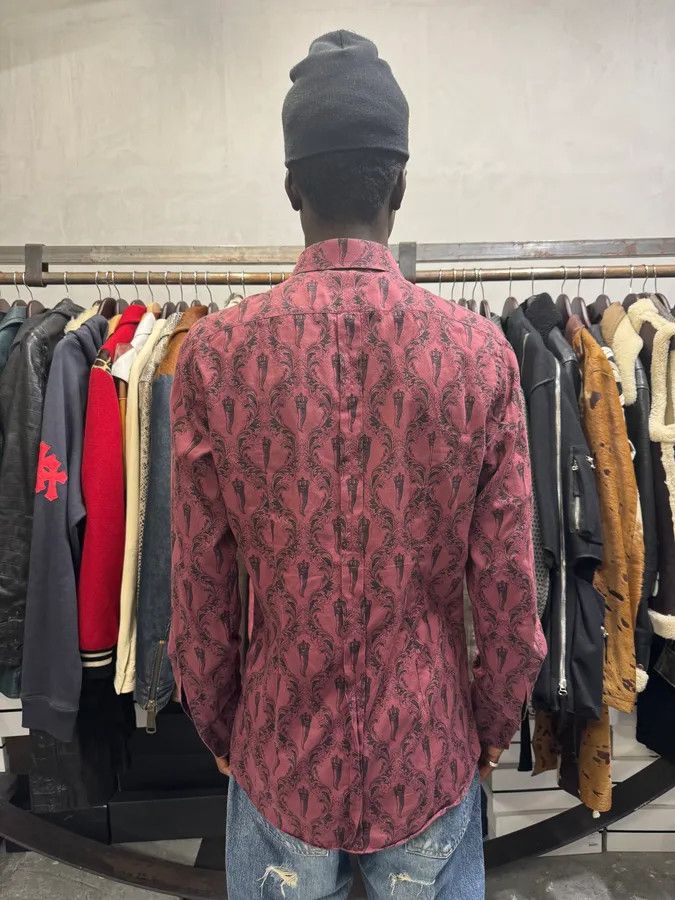 Dolce & Gabbana 2010s Dolce & Gabbana Red & Black Devil Shirt Size US M / EU 48-50 / 2 - 2 Thumbnail
