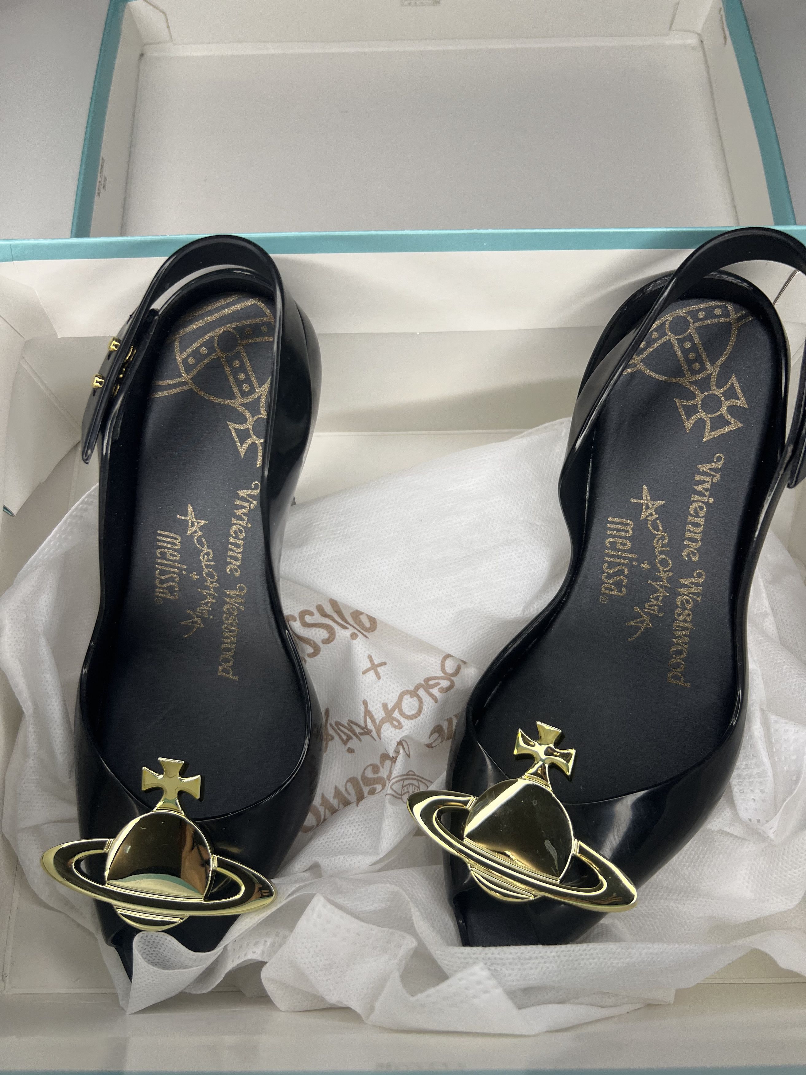 Vivienne Westwood 31795 Vivienne Westwood Anglomania Rubber Heel Size US 5.5 / IT 35.5 - 3 Thumbnail