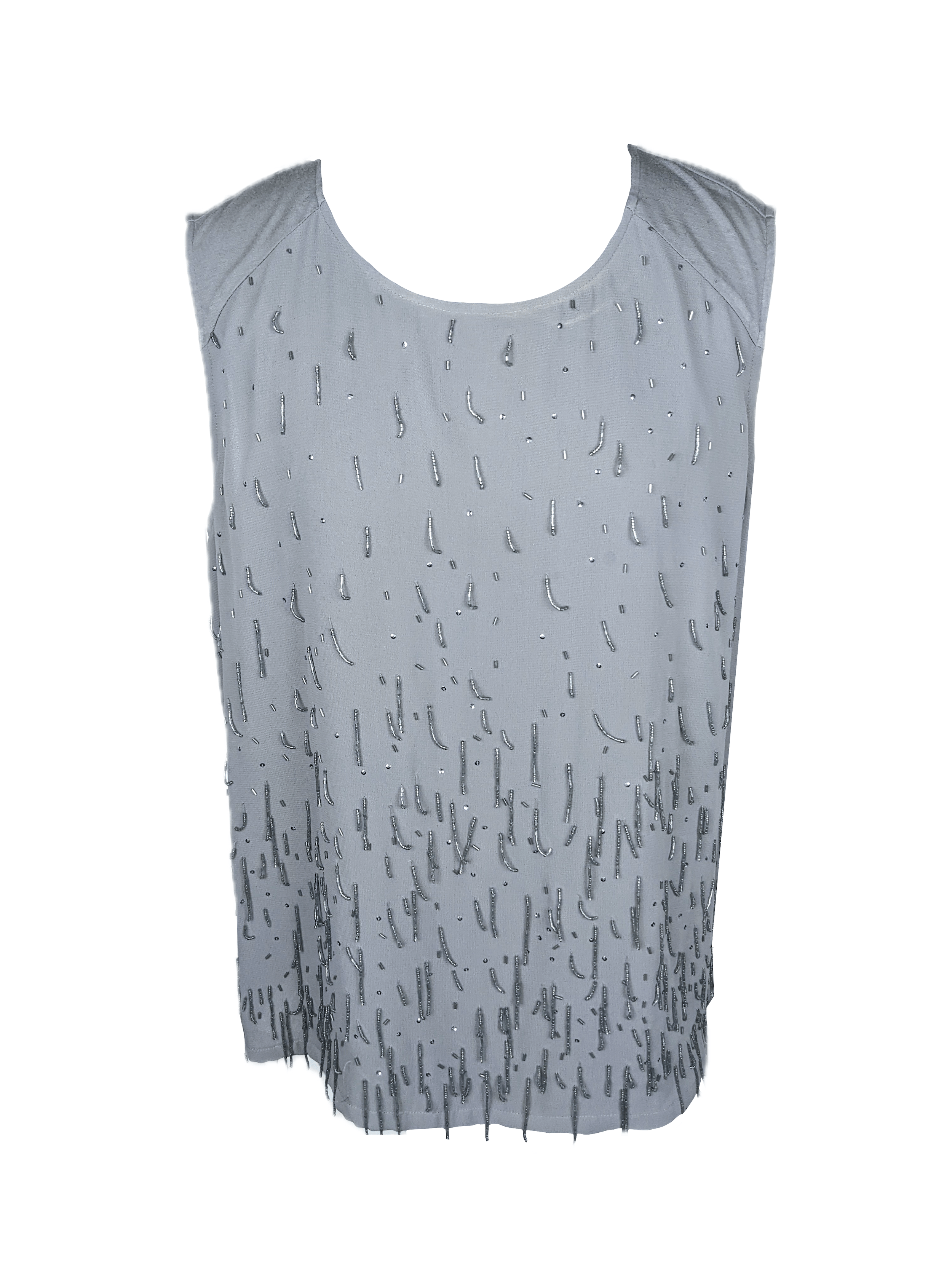 Jones New York Jones NY Beaded Sleeveless Blouse Size XXL / US 16-18 / IT 52-54 - 2 Thumbnail