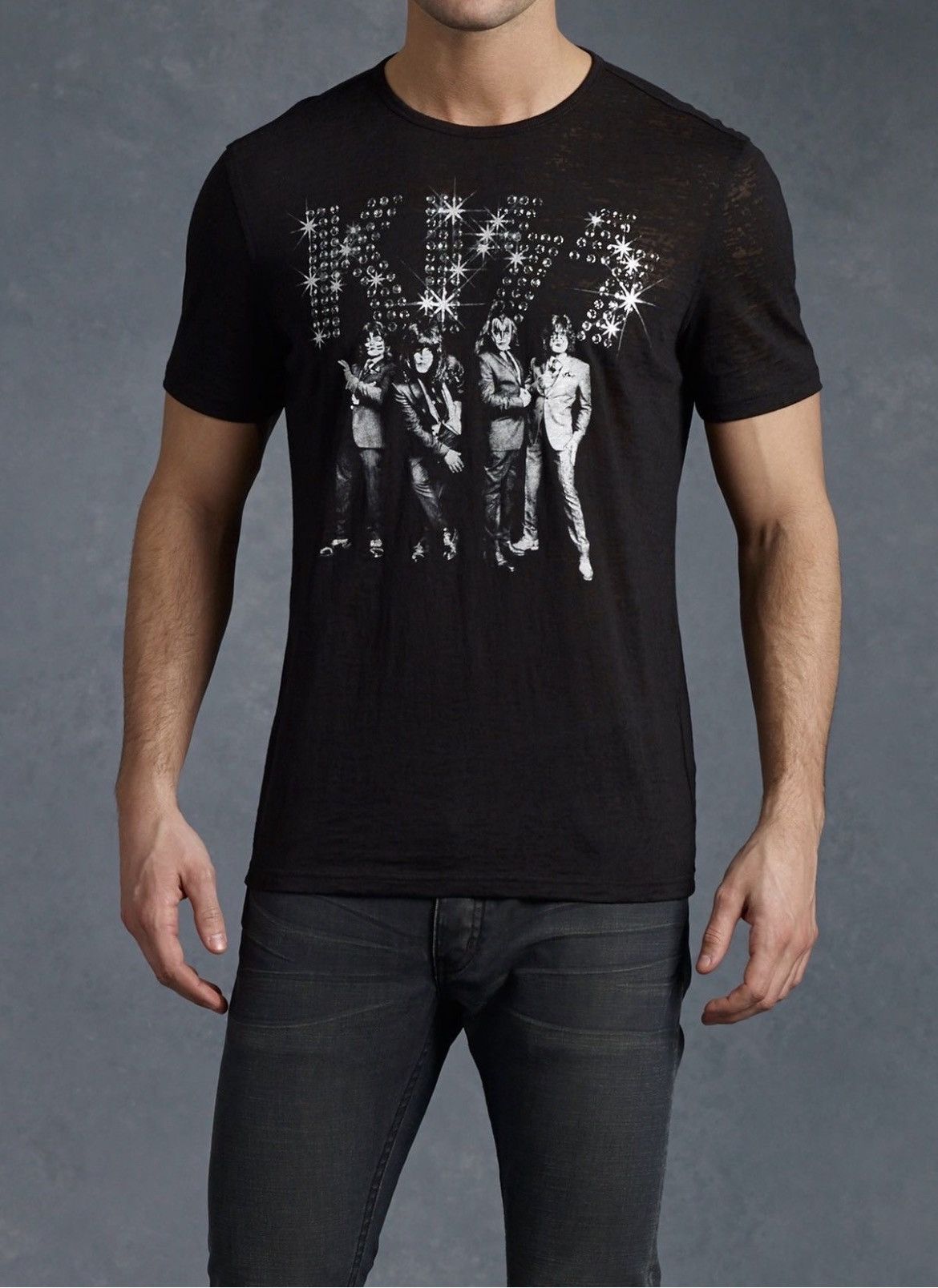 John Varvatos Kiss Dressed To Kill Mens T Shirt medium Size US M / EU 48-50 / 2 - 1 Thumbnail