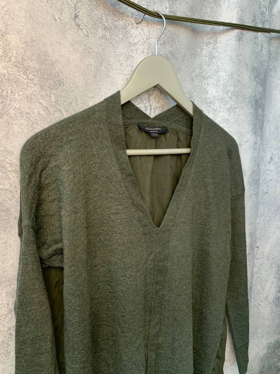 Allsaints ALLSAINTS Arly V-Neck Jumper Blouse Sweater Size M / US 6-8 / IT 42-44 - 5 Thumbnail
