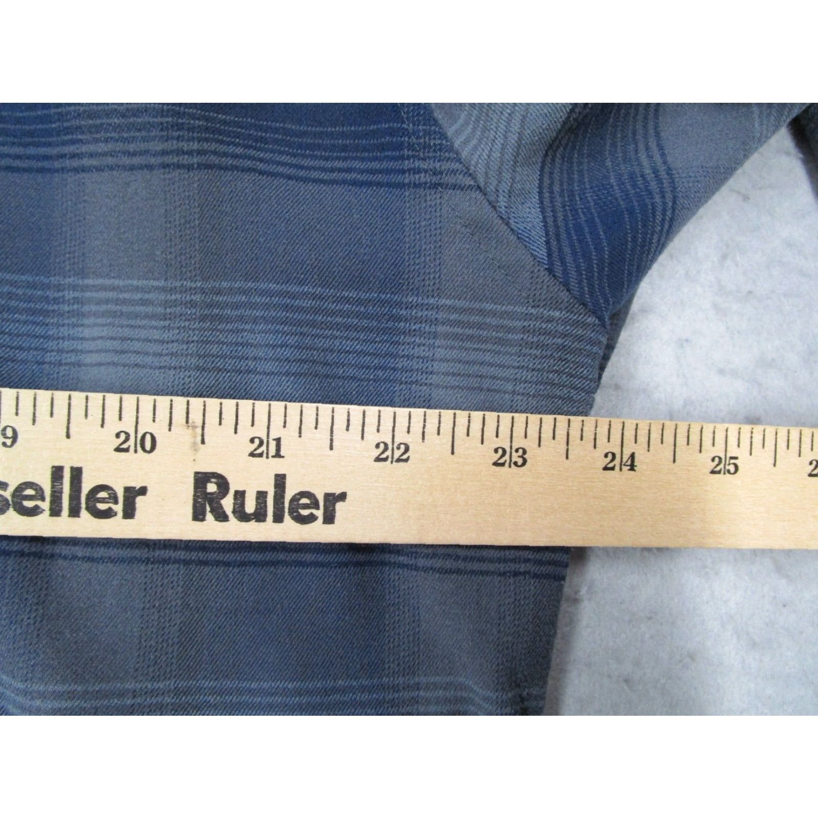 Lululemon Lululemon Shirt Mens Large Blue Peak Flannel Button Up Long Sleeve Workwear Hike Size US L / EU 52-54 / 3 - 6 Thumbnail