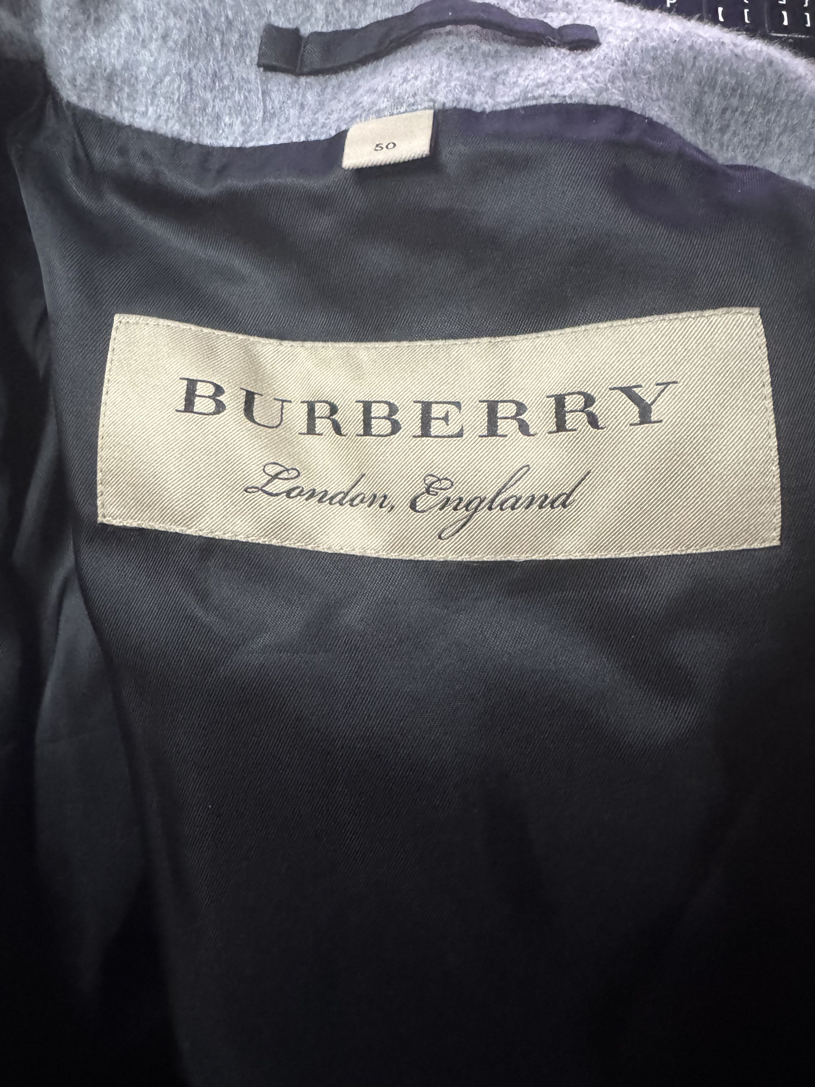 Burberry [Rare Material] Burberry Wool Cashmere Trench Coat Size US L / EU 52-54 / 3 - 2 Thumbnail