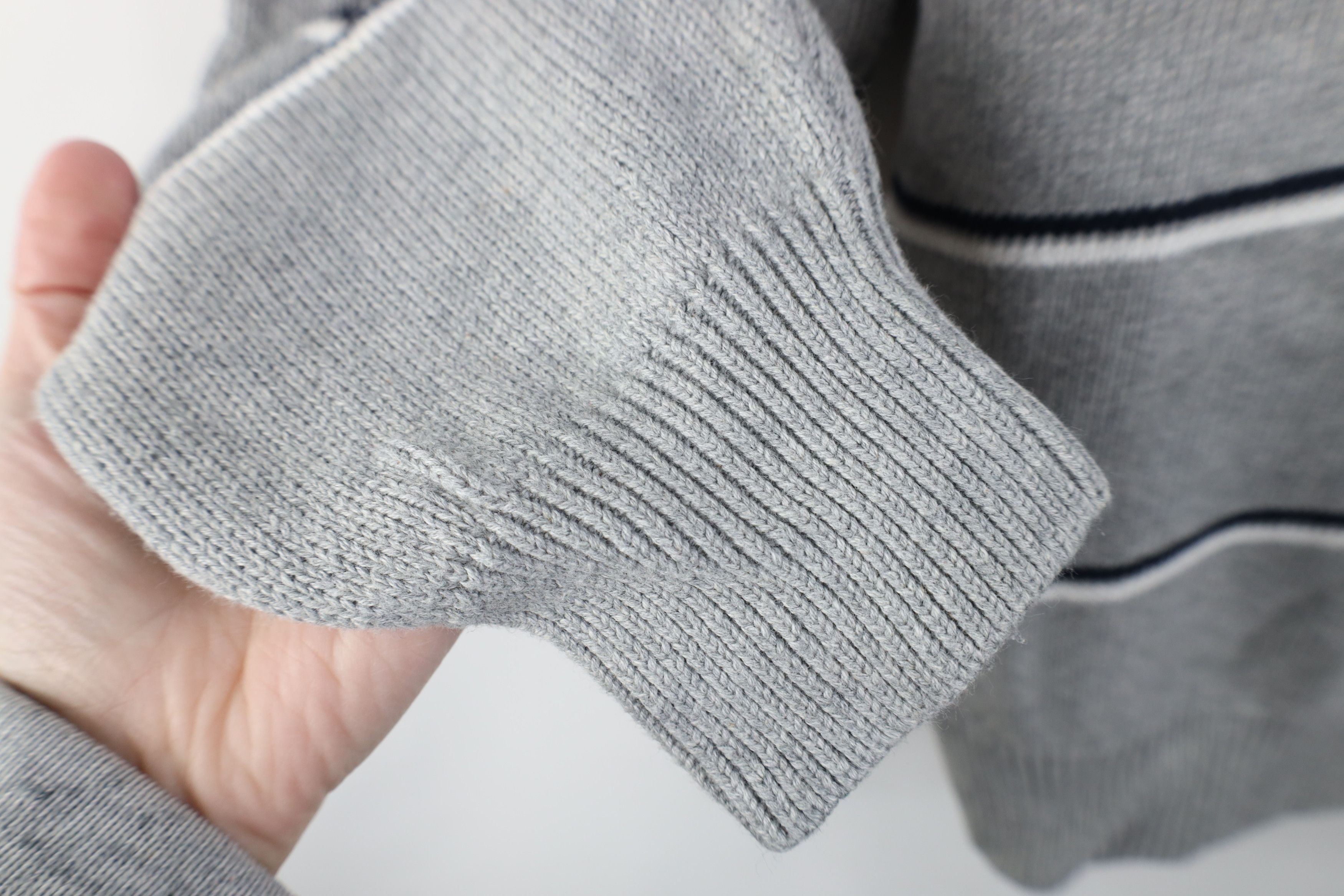 Nautica Vintage Nautica Cotton Ribbed Knit Crewneck Sweater Gray Size US L / EU 52-54 / 3 - 7 Thumbnail