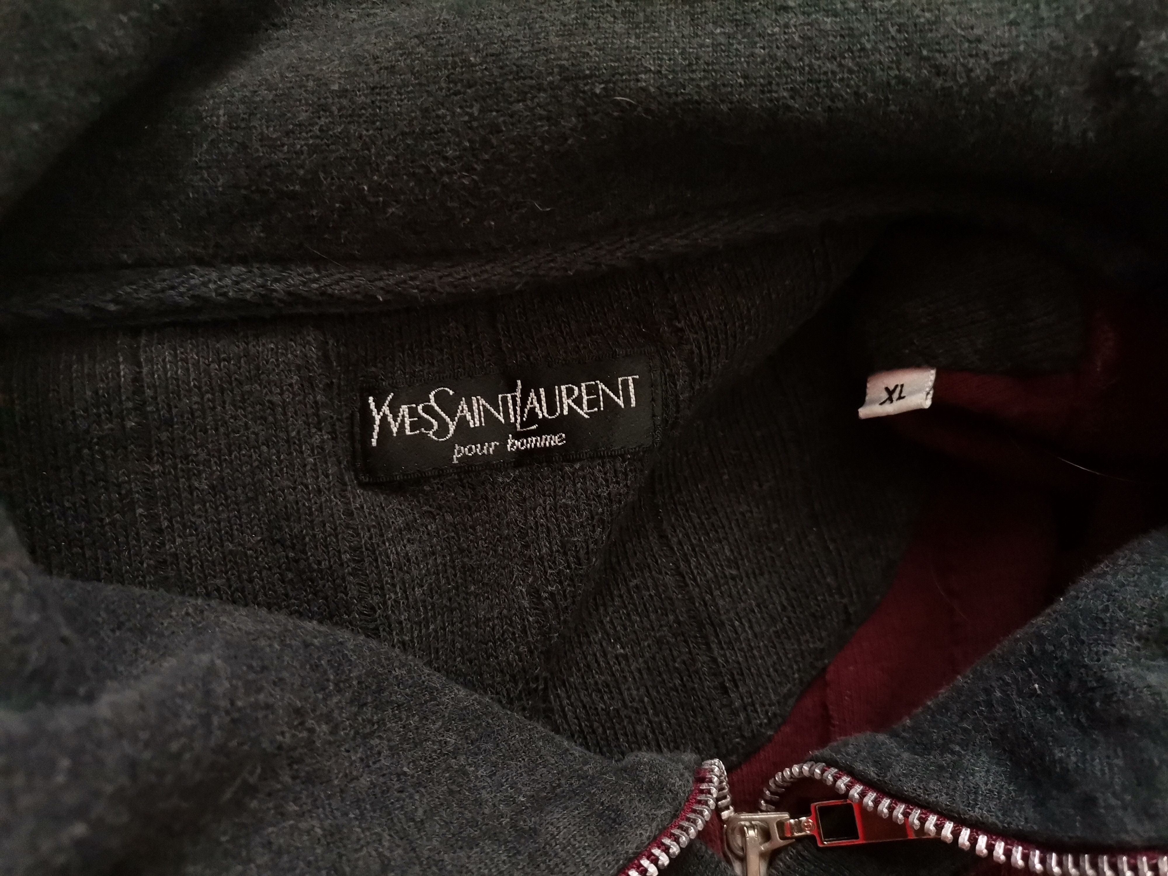 Vintage × Yves Saint Laurent Vintage Yves Saint Laurent Zip Sweater Size US XL / EU 56 / 4 - 3 Thumbnail