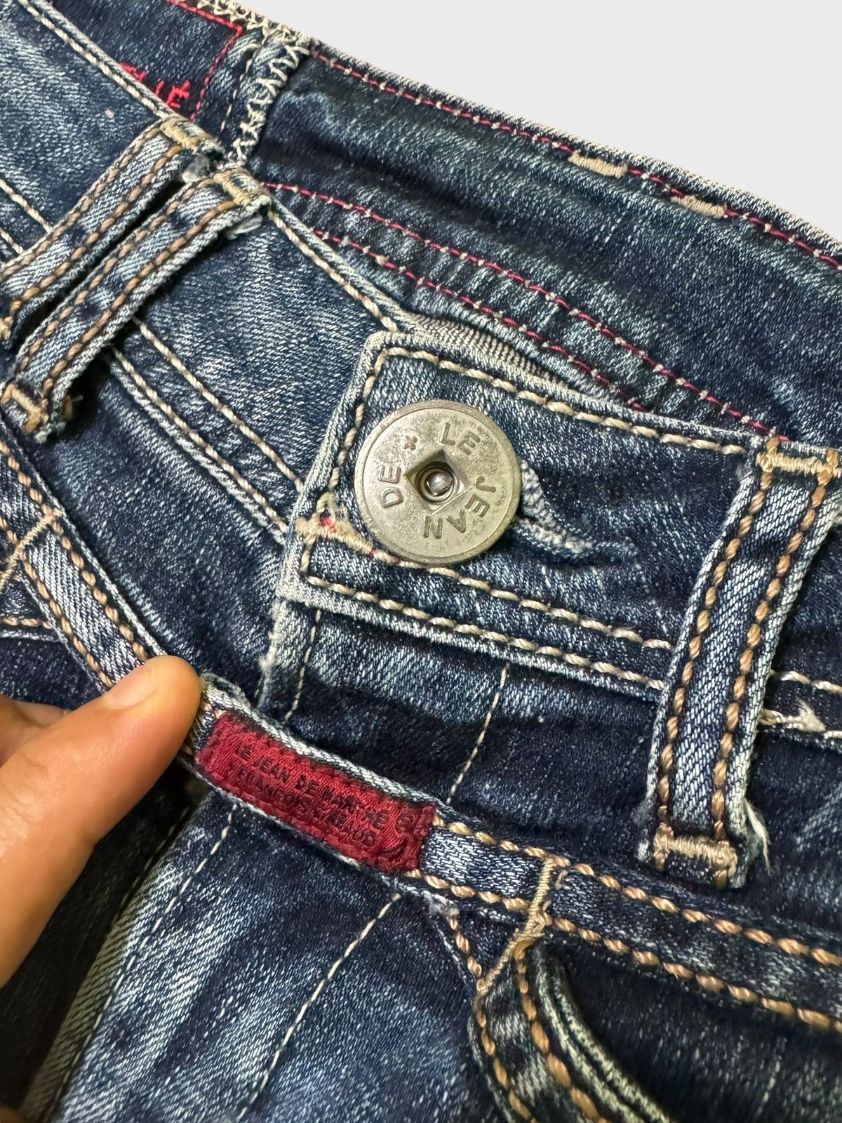 Designer × Marithe + Francois Girbaud SKINNY RARE LEGS MARITHE FRANCOIS GIRBAUD LOW RISE DENIM Size US 28 / EU 44 - 9 Thumbnail