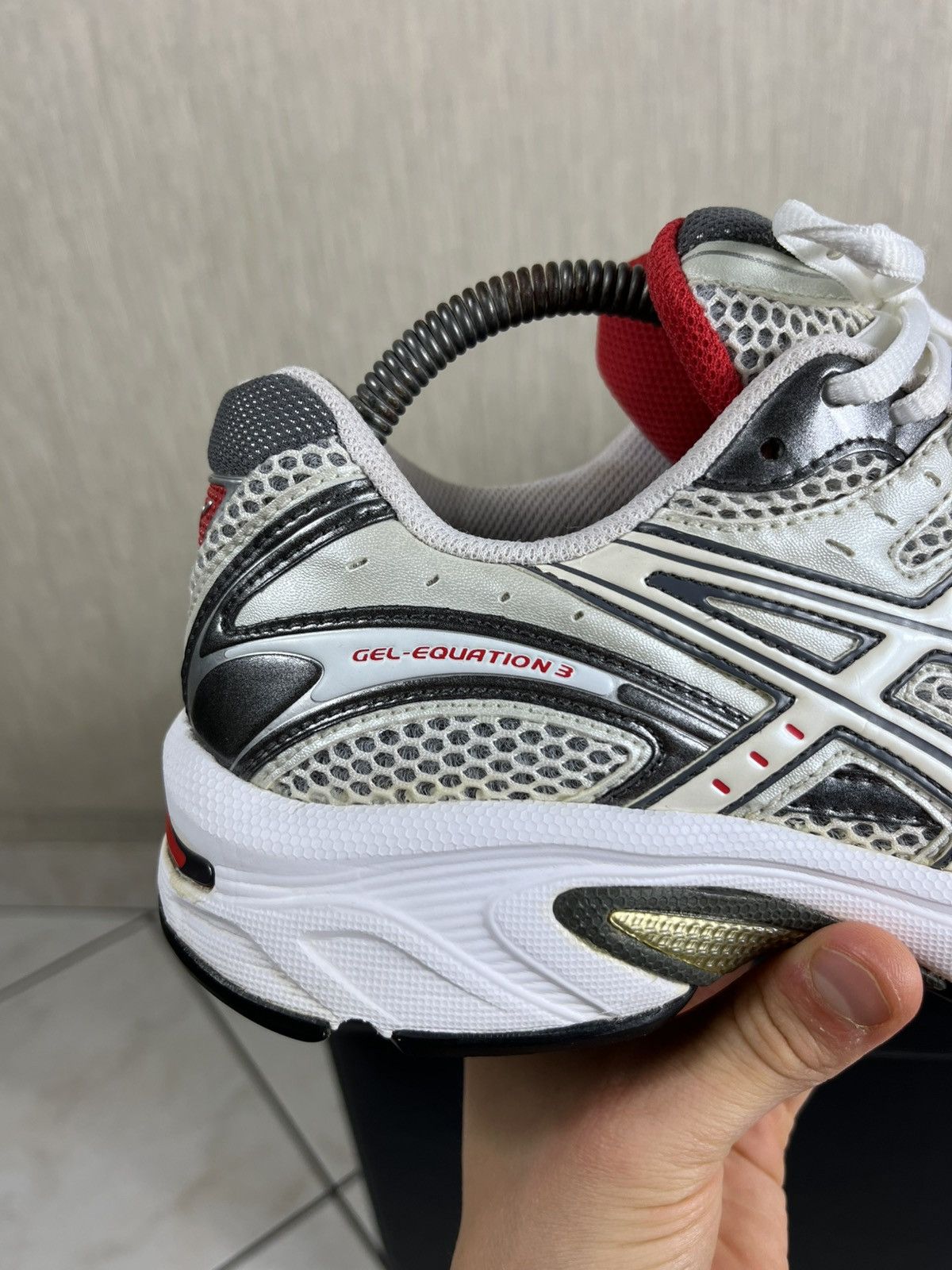 Asics Vintage Asics Gel-Equation 3 mesh silver sneakers y2k shoes Size US 8 / EU 41 - 5 Thumbnail