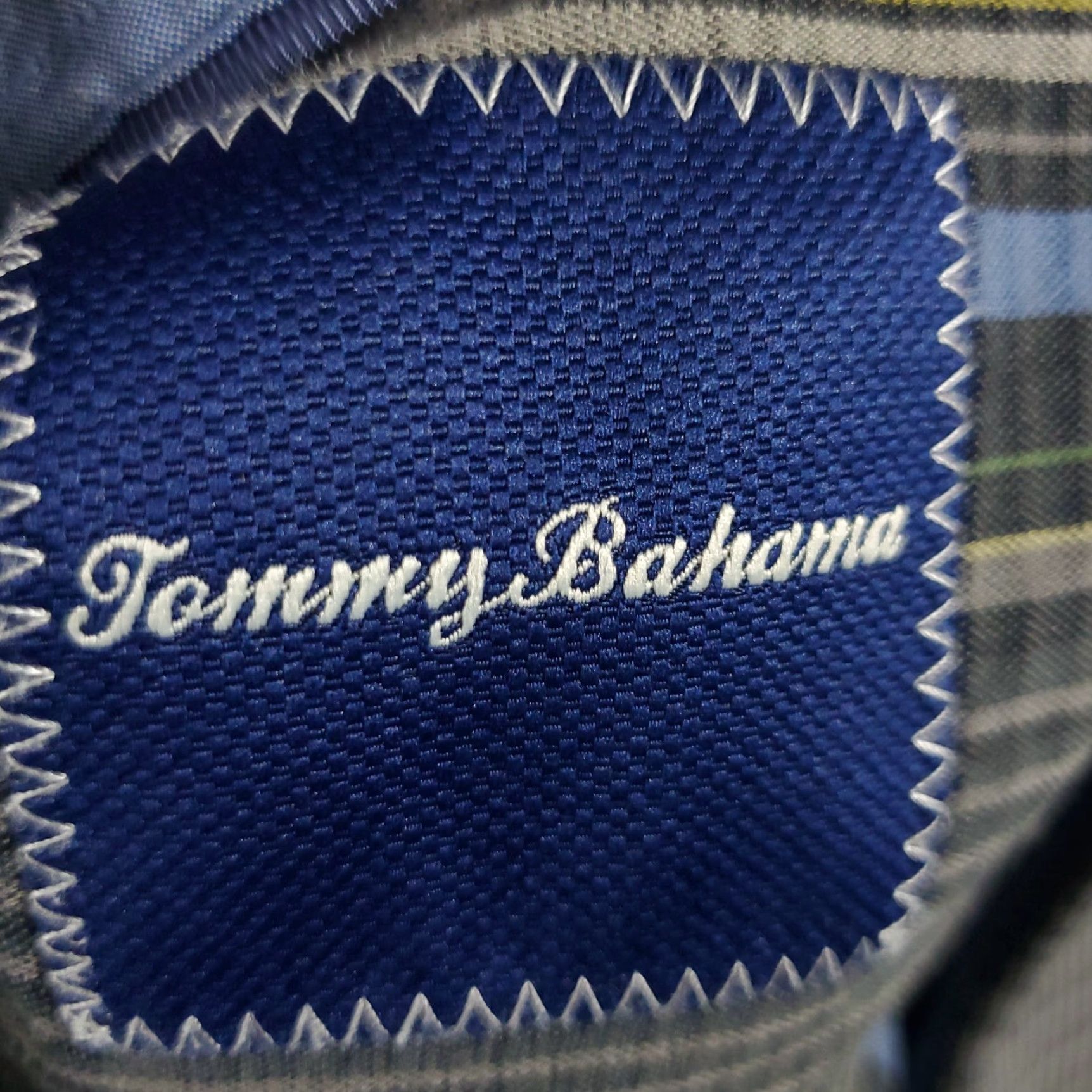 Tommy Bahama Tommy Bahama Shirt Mens XL Gray Plaid Cotton Button-Up Long Sleeve - Casual Business Dress Shirt Men Size US XL / EU 56 / 4 - 7 Thumbnail