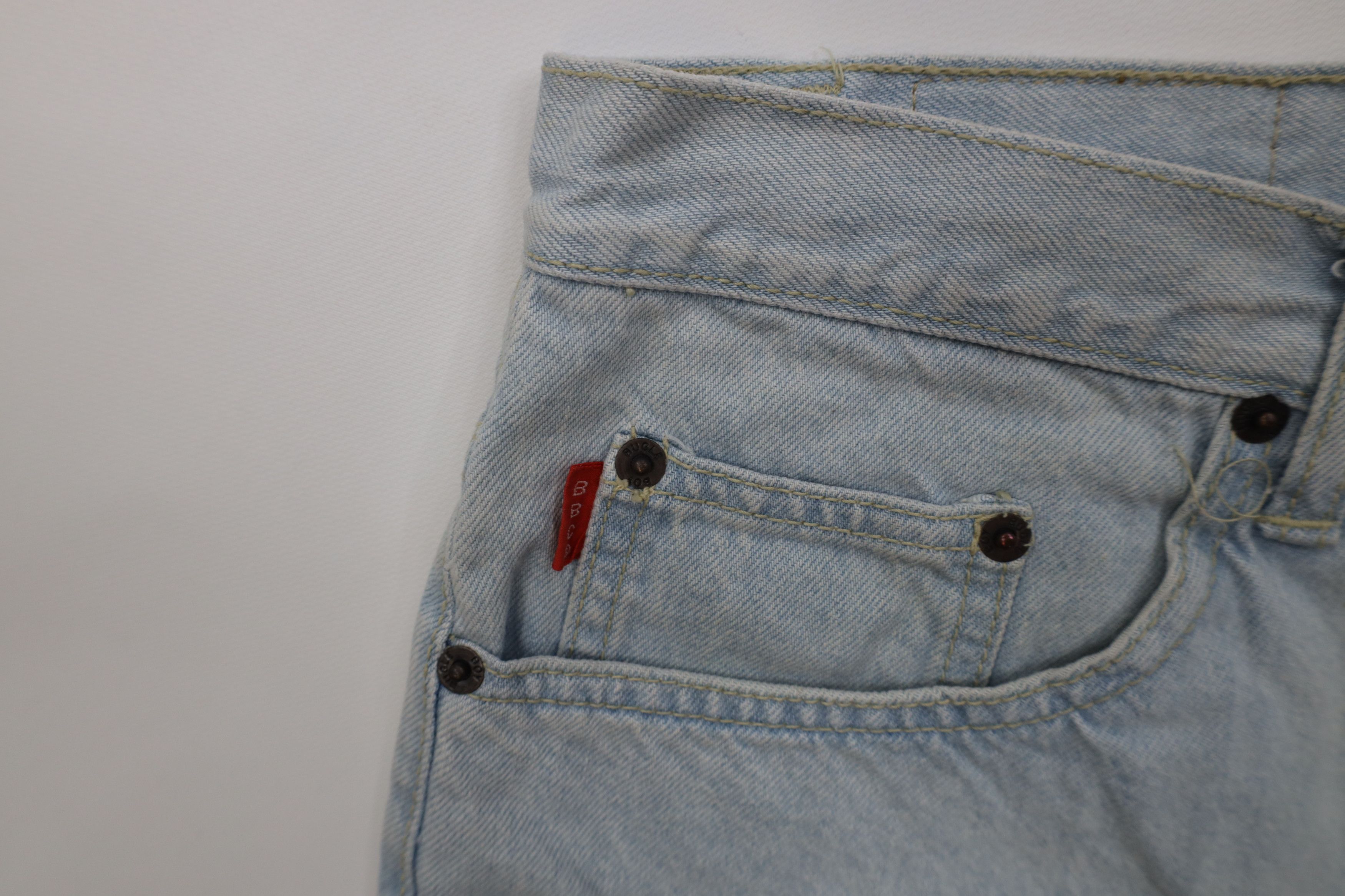 Vintage Vintage 90s Streetwear Relaxed Fit Above Knee Denim Shorts Size US 36 / EU 52 - 8 Thumbnail