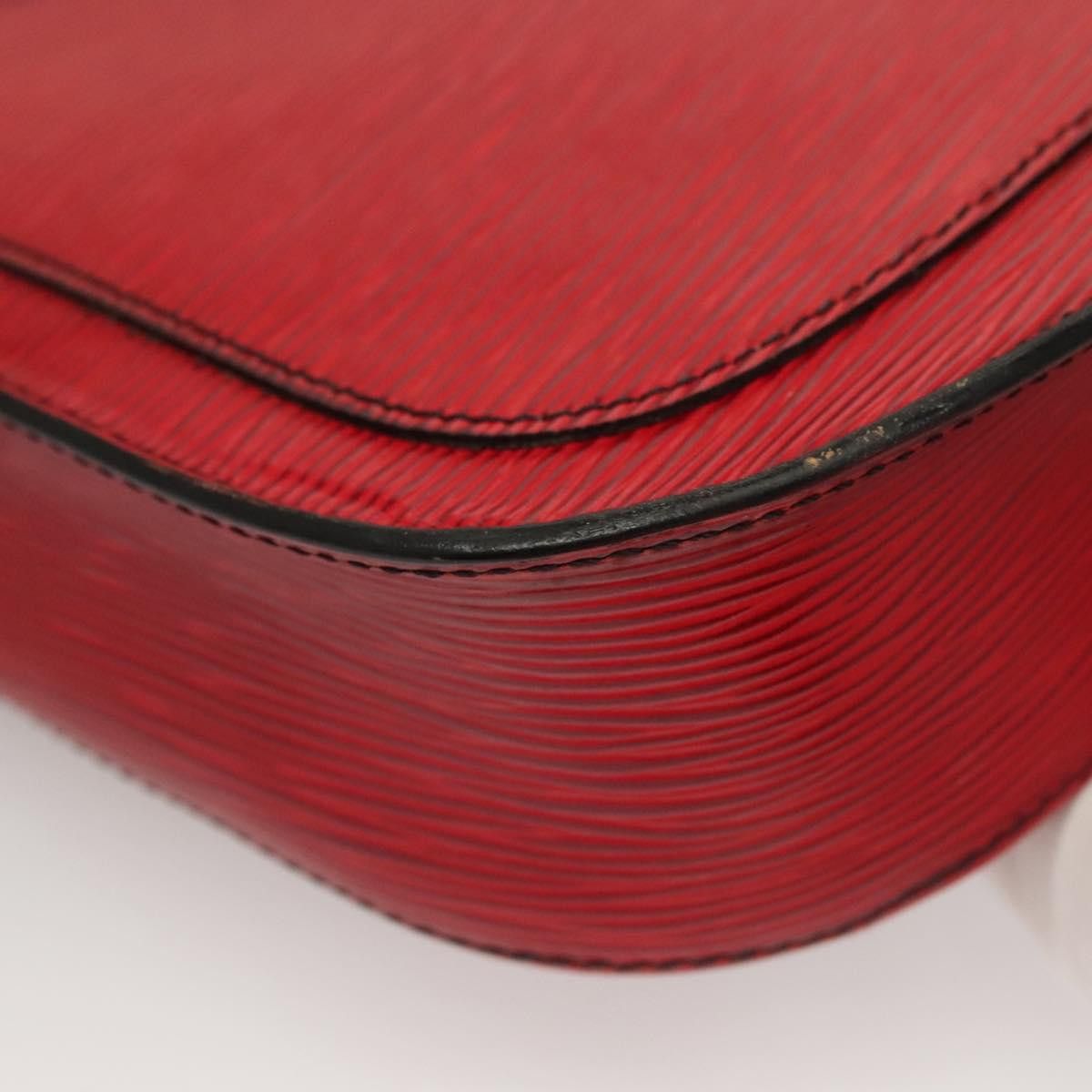 Louis Vuitton LOUIS VUITTON Epi Saint Cloud GM Shoulder Bag Red M52197 Size ONE SIZE - 16 Thumbnail