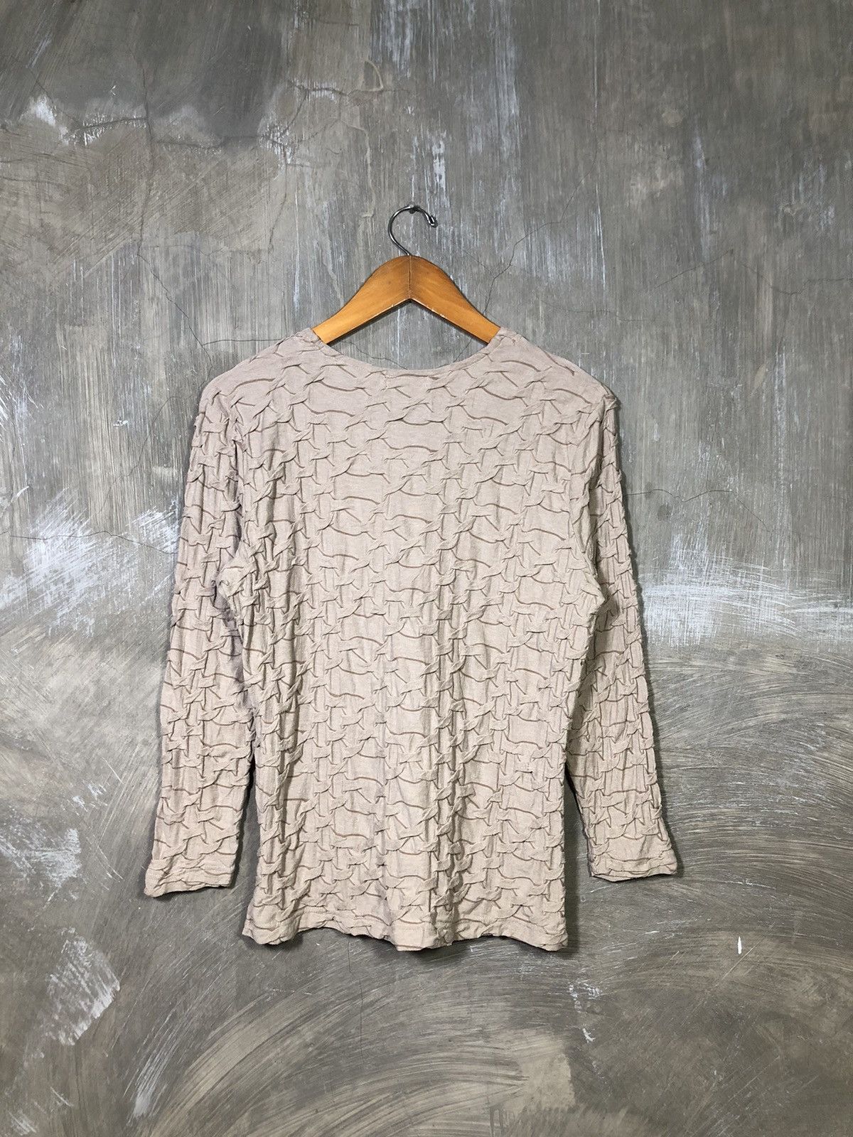 Japanese Brand Japanese Lainere Wrinkle Longsleeve T-shirt Size US L / EU 52-54 / 3 - 8 Thumbnail