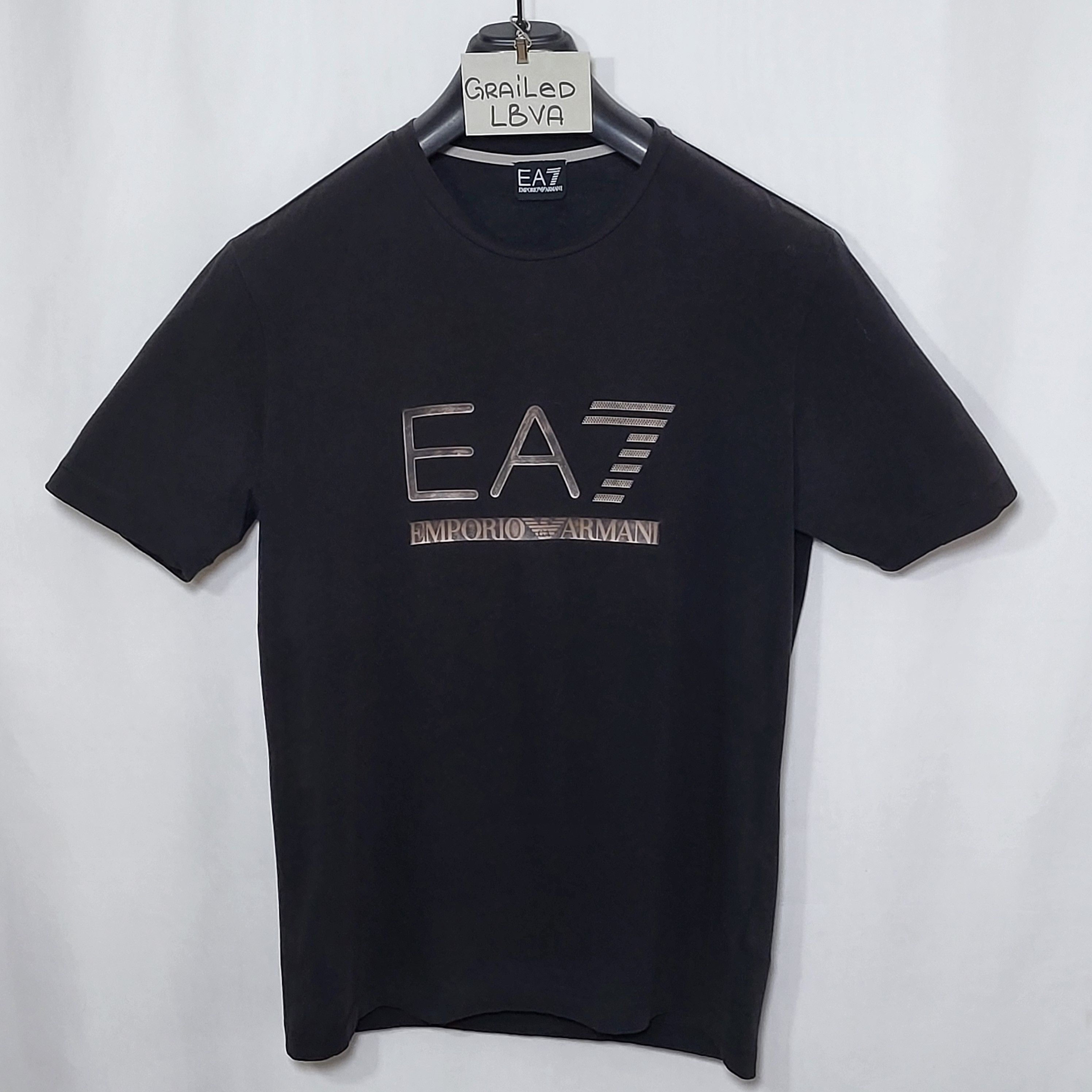 Armani Emporio Armani EA7 Plastic big logo T Shirt Size M Size US M / EU 48-50 / 2 - 1 Thumbnail