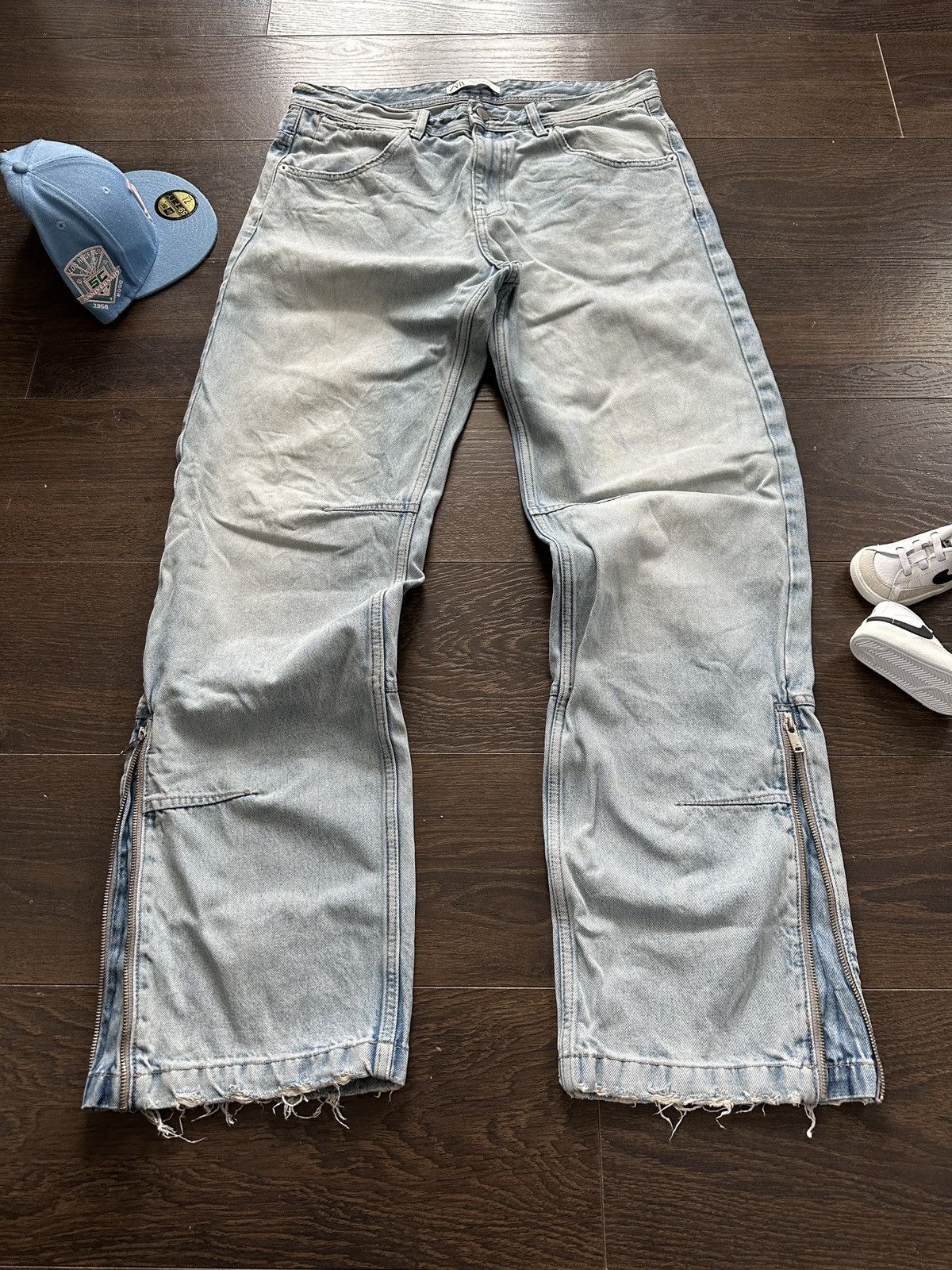Other Custom Flared Jeans Size US 34 / EU 50 - 1 Thumbnail