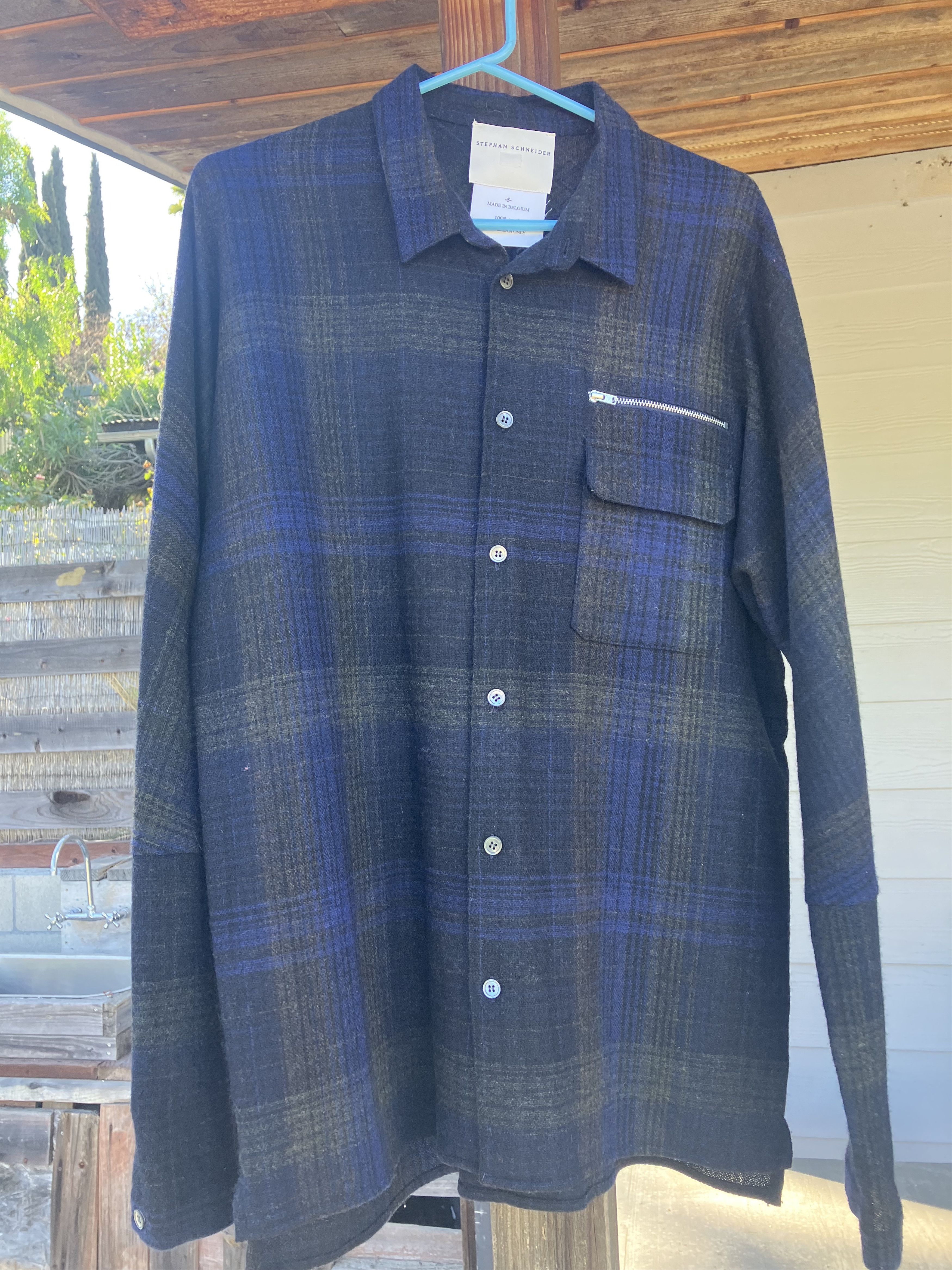 Stephan Schneider Stephan Schneider Wool Zipper Long Sleeve Shirt Size US L / EU 52-54 / 3 - 2 Thumbnail