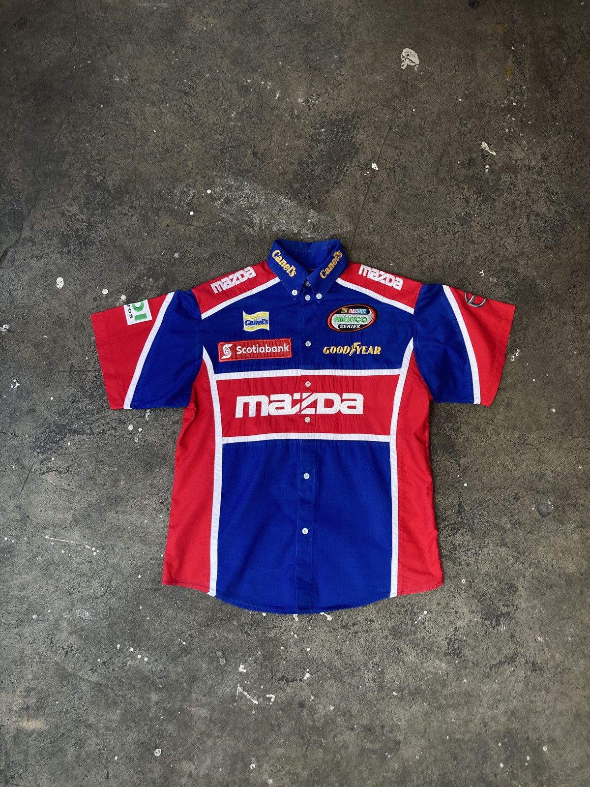 Formula 1 × NASCAR × Vintage Vintage 90s Mazda Speed Racing Shirt Size US M / EU 48-50 / 2 - 1 Thumbnail