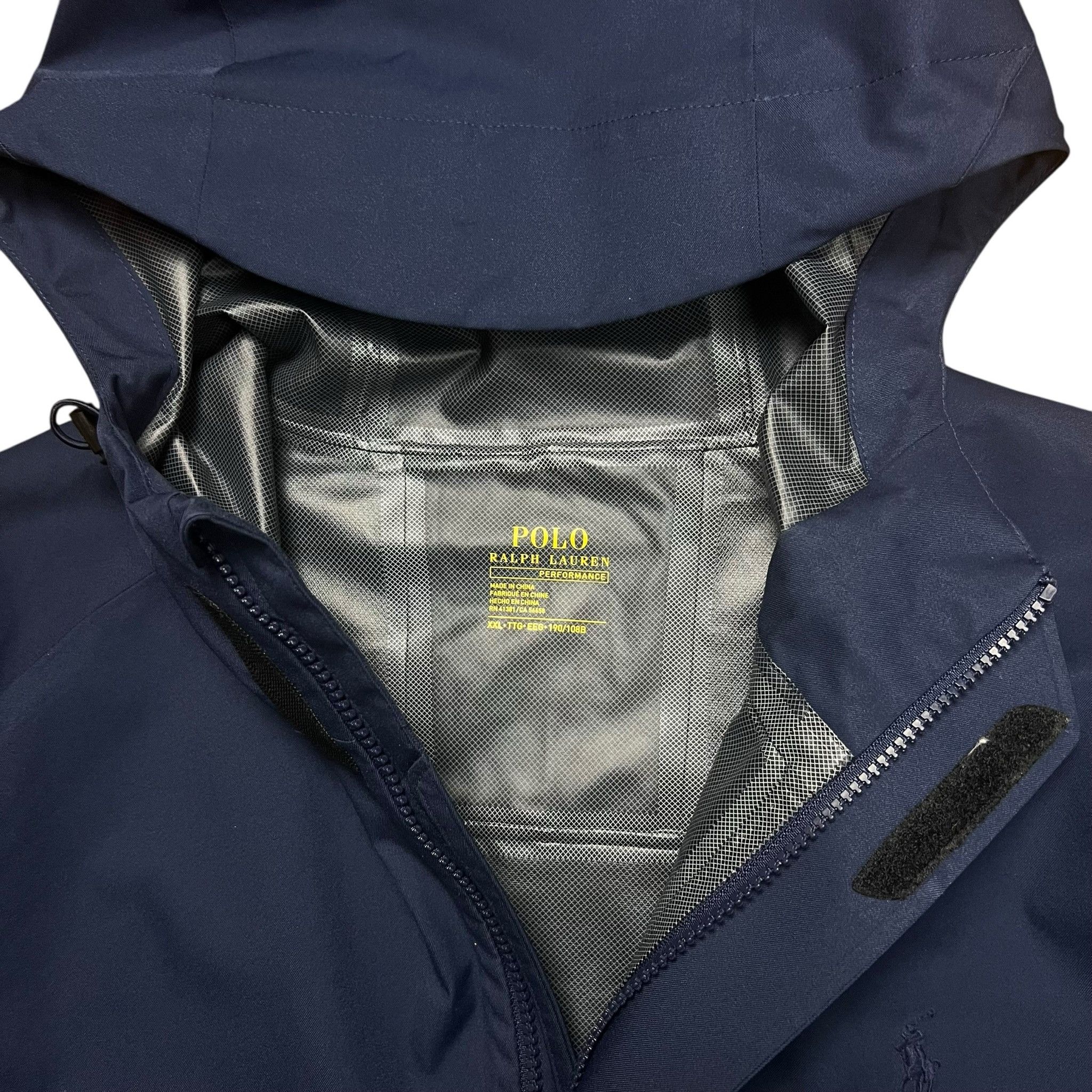 Polo Ralph Lauren Polo Ralph Lauren Performance Hooded Blue Jacket - XXL Size US XXL / EU 58 / 5 - 4 Thumbnail