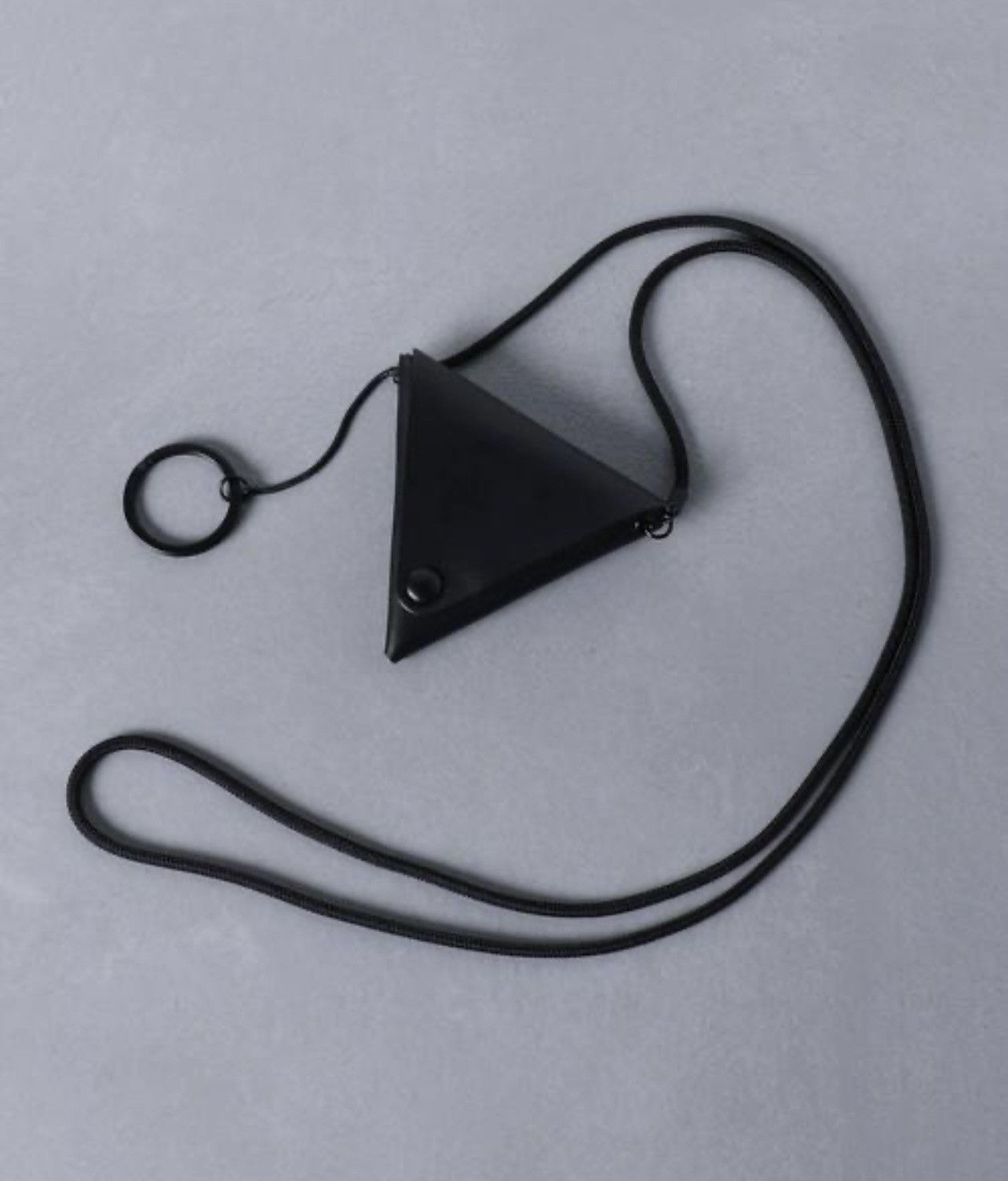 Maison Margiela Rare Maison Margiela triangle leather pouch charm keyring Size ONE SIZE - 1 Thumbnail