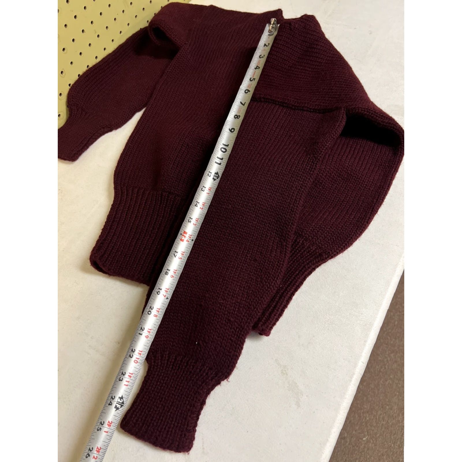 Vintage VINTAGE Kandahar Sweater Track Wool Knitting Red S Small Red - 1940s Letterman Look Mens Size US S / EU 44-46 / 1 - 6 Thumbnail