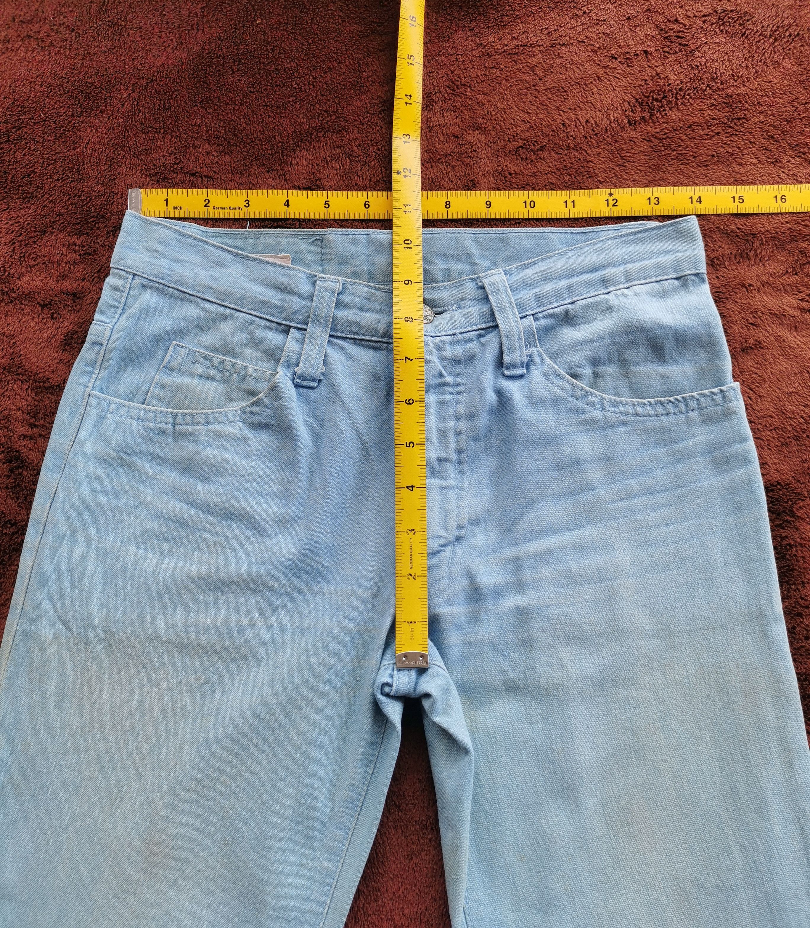 14th Addiction Vintage Vicerer Flare Jeans Size 28 x 42.5 Size US 28 / EU 44 - 3 Thumbnail