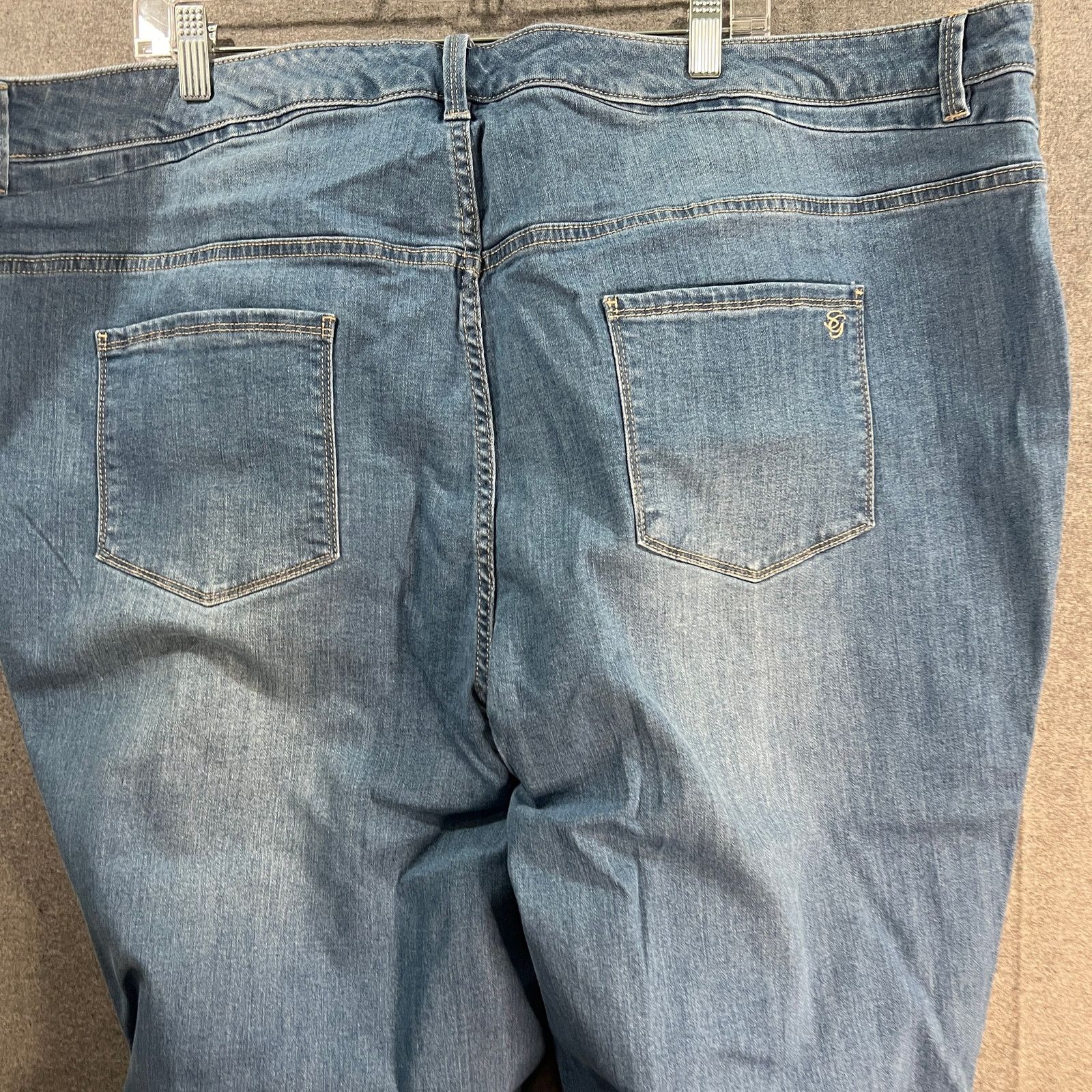 Other Susan Graver Regular Straight Ankle Jean with Frayed Hem Me Size 28" / US 6 / IT 42 - 5 Thumbnail