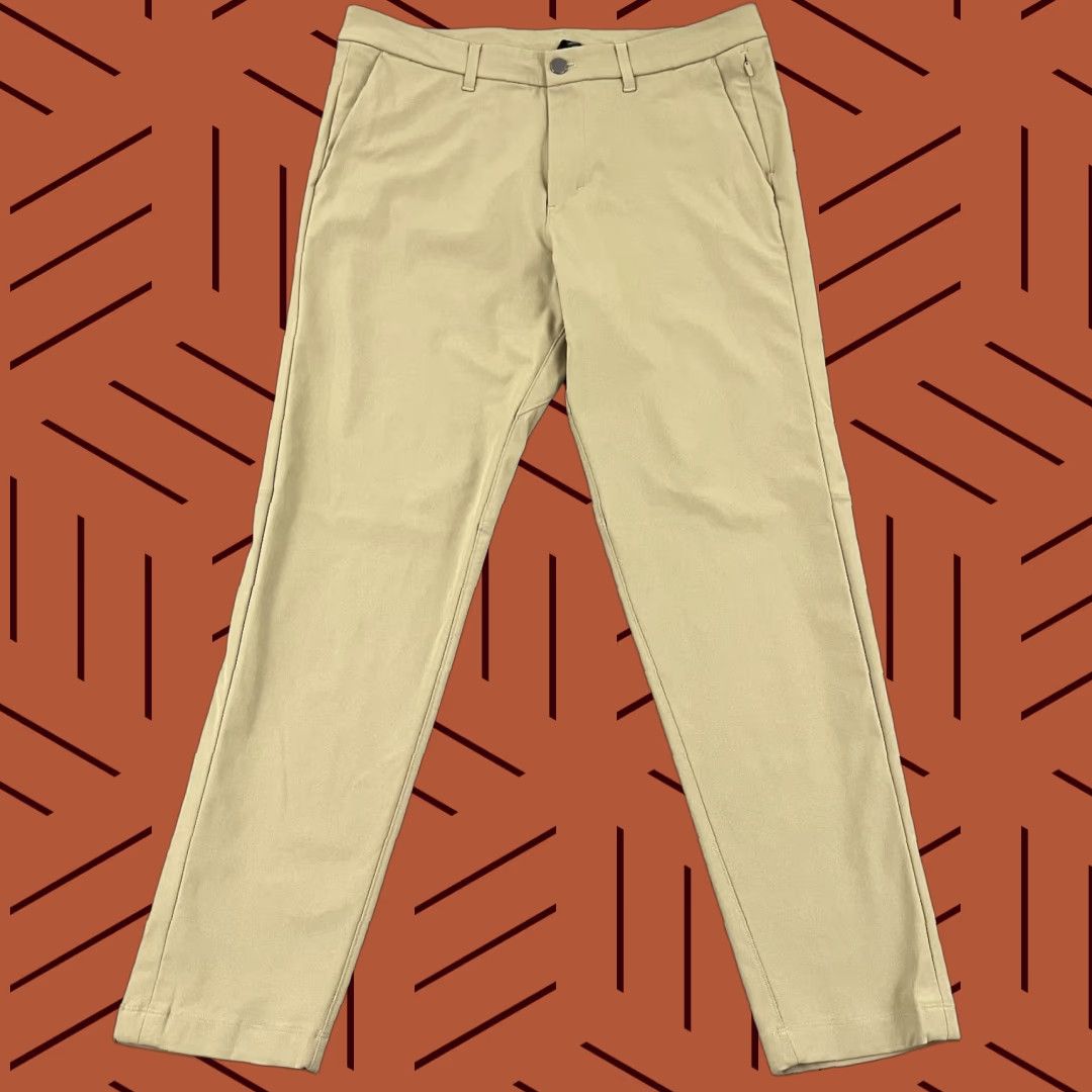 Lululemon Commission Pants Mens 34x29 Slim Fit Golf Travel Business Chino