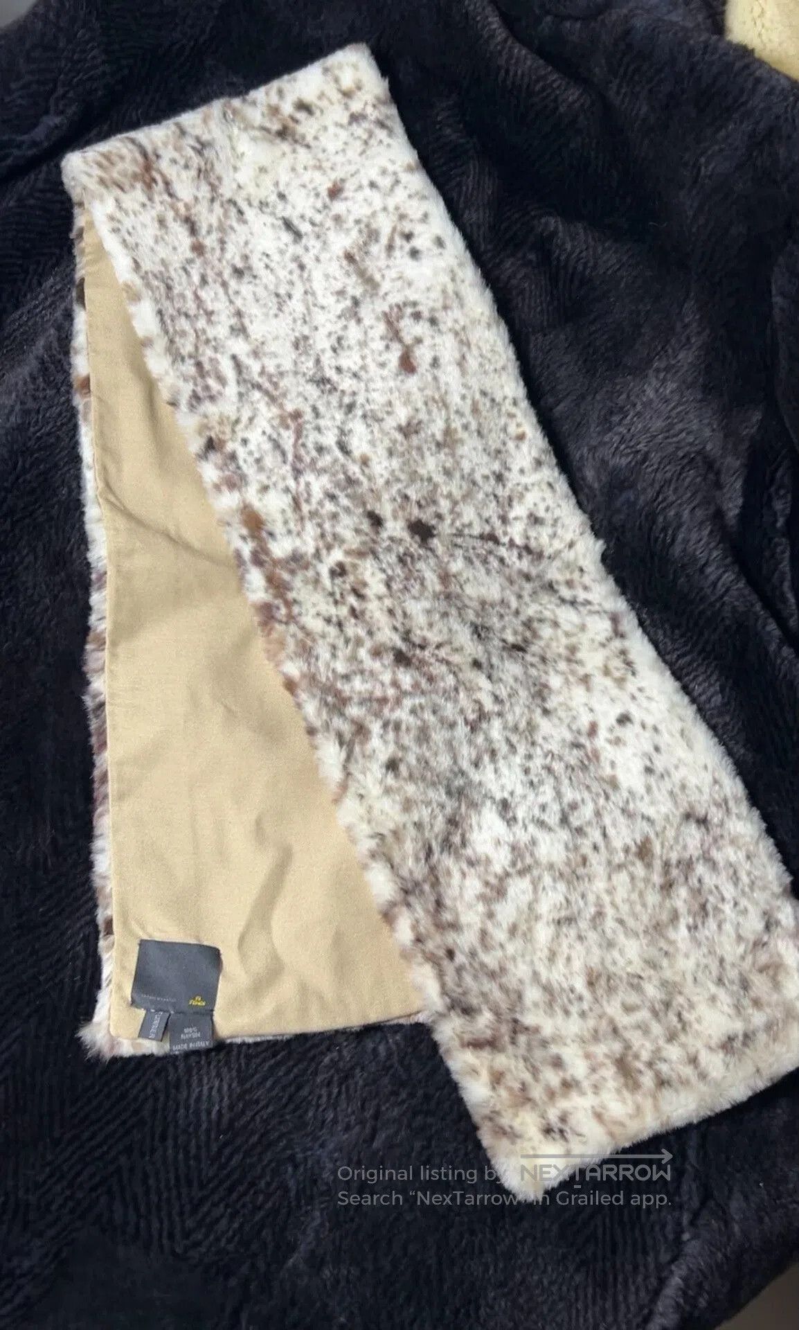 Fendi Fendi Fur Scarf with Spot Design. Size ONE SIZE - 2 Thumbnail