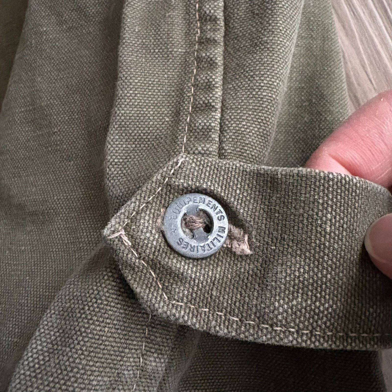 Vintage Vintage 1940s French Military M-38 Pants Men's Size 34x27 Size US 34 / EU 50 - 3 Thumbnail
