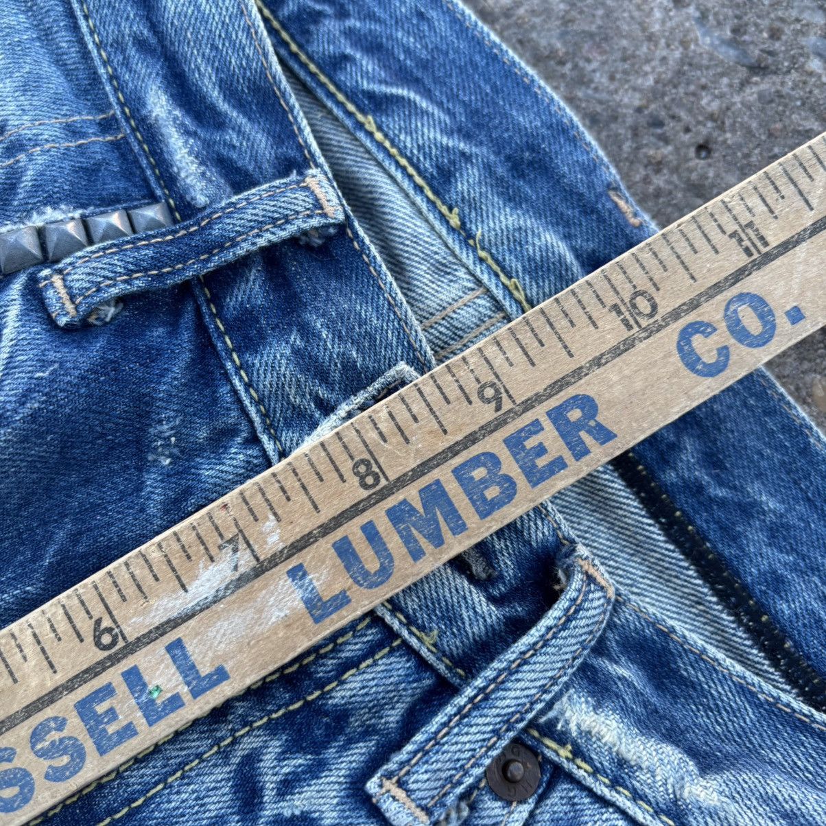 Hysteric Glamour Hysteric glamour studded patchwork selvedge denim Size US 29 - 9 Thumbnail