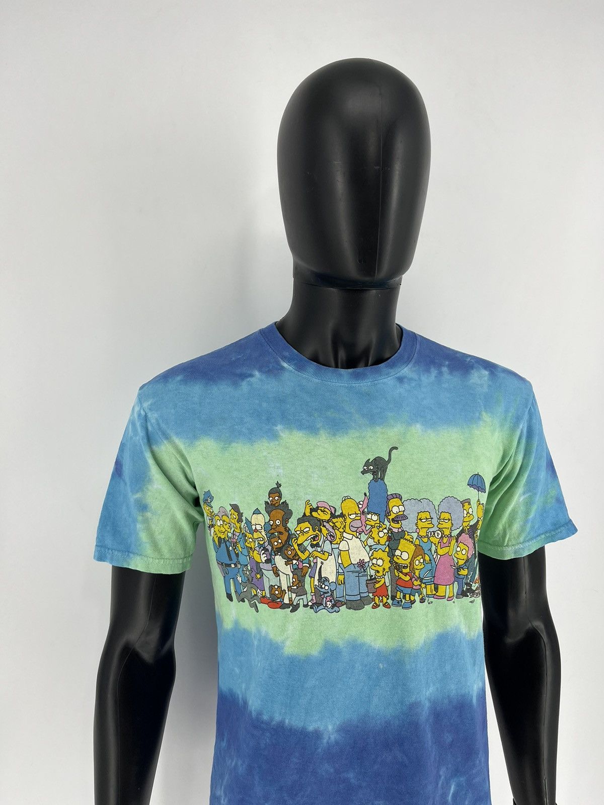 The Simpsons × Universal Studios Vintage The Simpsons Tie Dye Tee T Shirt Cast Crew Men's Size US S / EU 44-46 / 1 - 3 Thumbnail