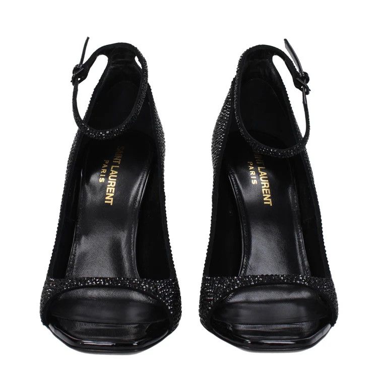 Saint Laurent Paris o1b1hav110724 Pumps in Black Size US 7 / IT 37 - 2 Thumbnail