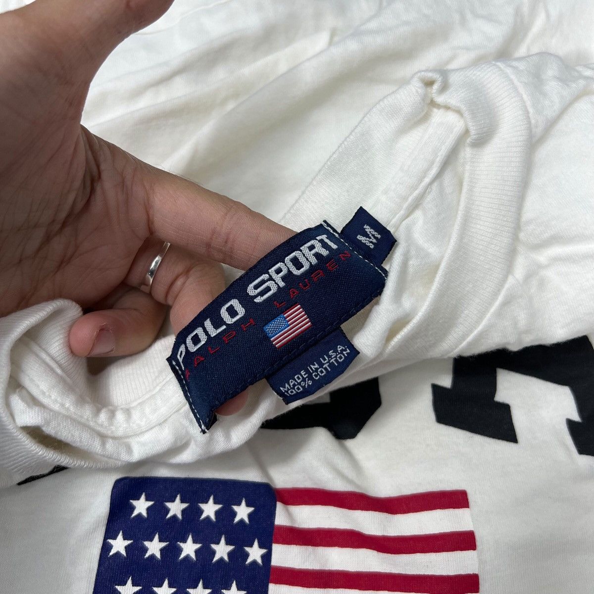 Polo Ralph Lauren Vintage POLO SPORT USA By Ralph Lauren T-Shirt Size US M / EU 48-50 / 2 - 8 Thumbnail