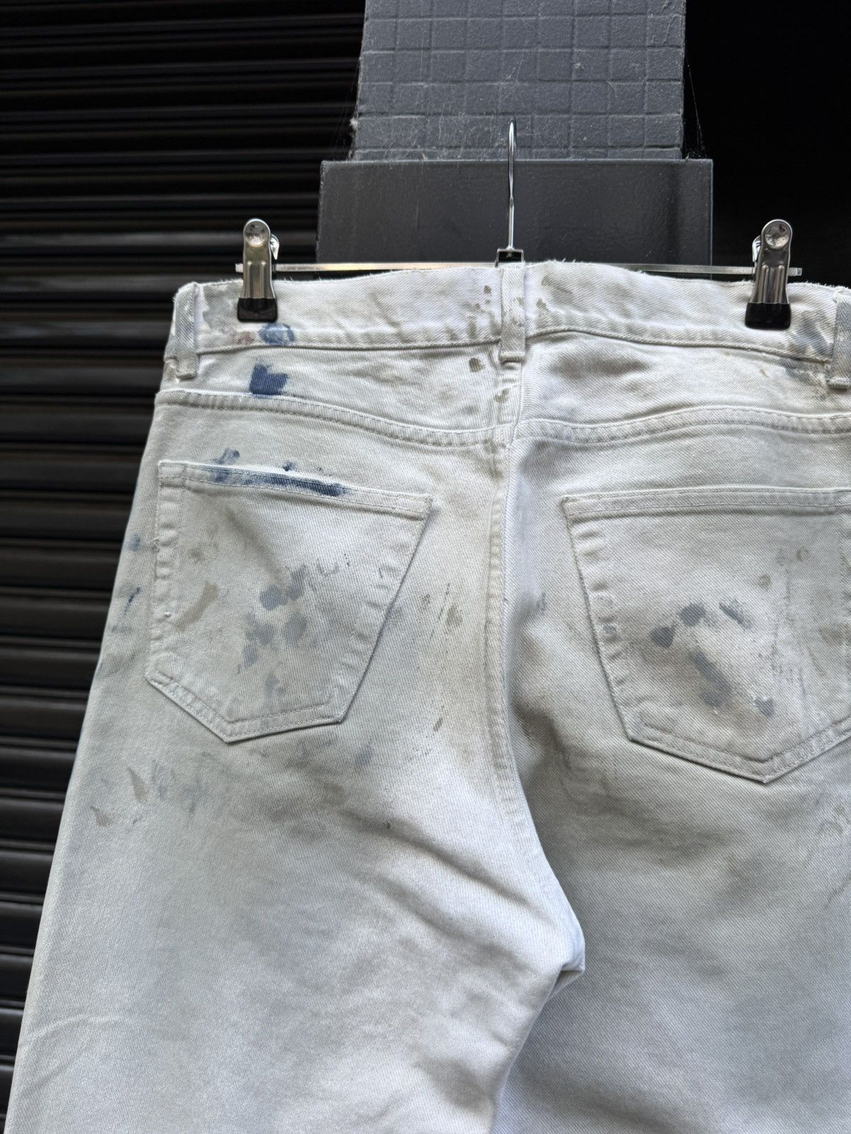 Helmut Lang Helmut Lang SS03 Painter Dirty White Classic 5 Pocket Denim Size US 30 / EU 46 - 9 Thumbnail