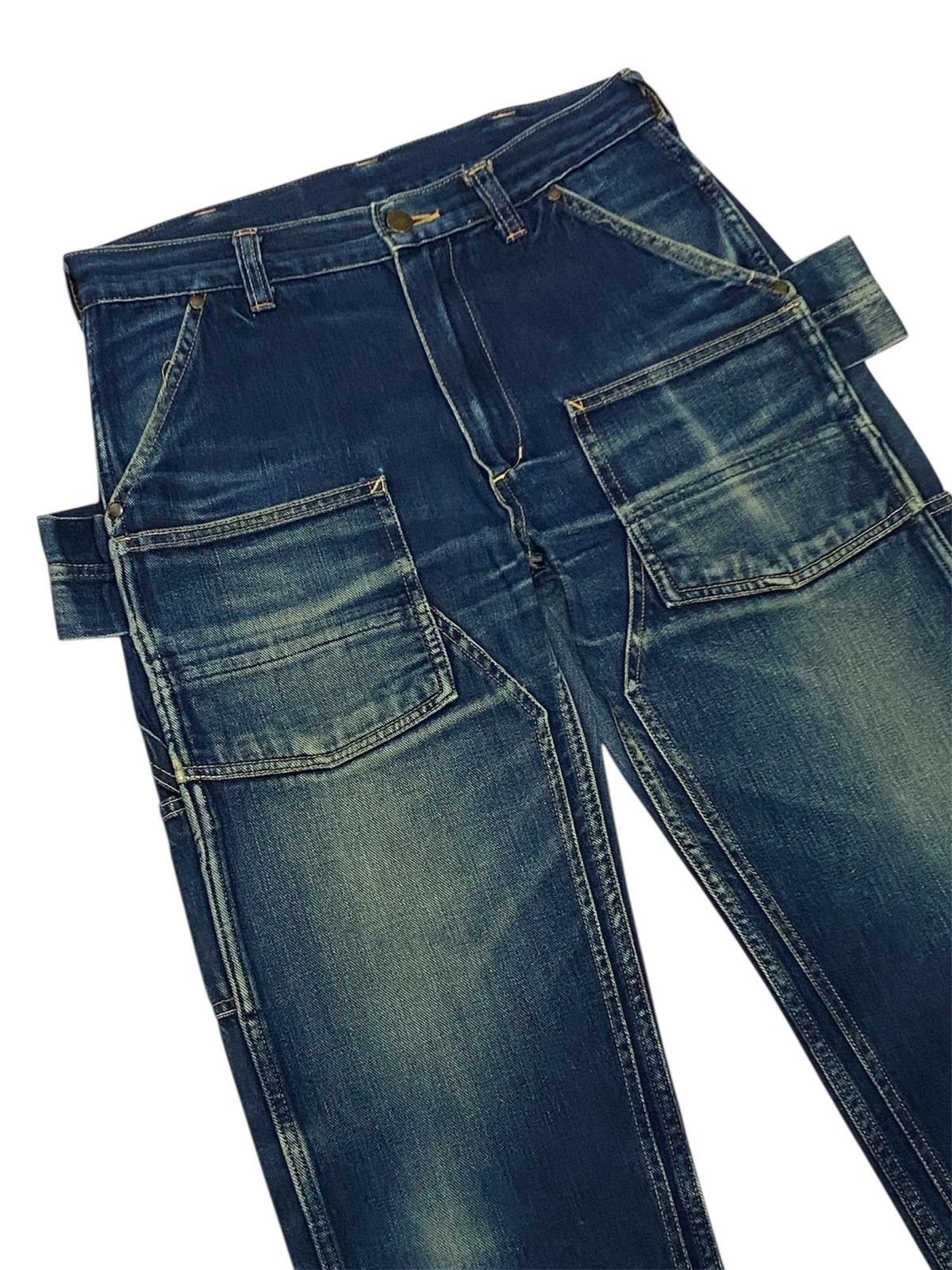 Bape Vintage A Bathing Ape Busyworks Double Knee Denim Size US 28 / EU 44 - 4 Thumbnail