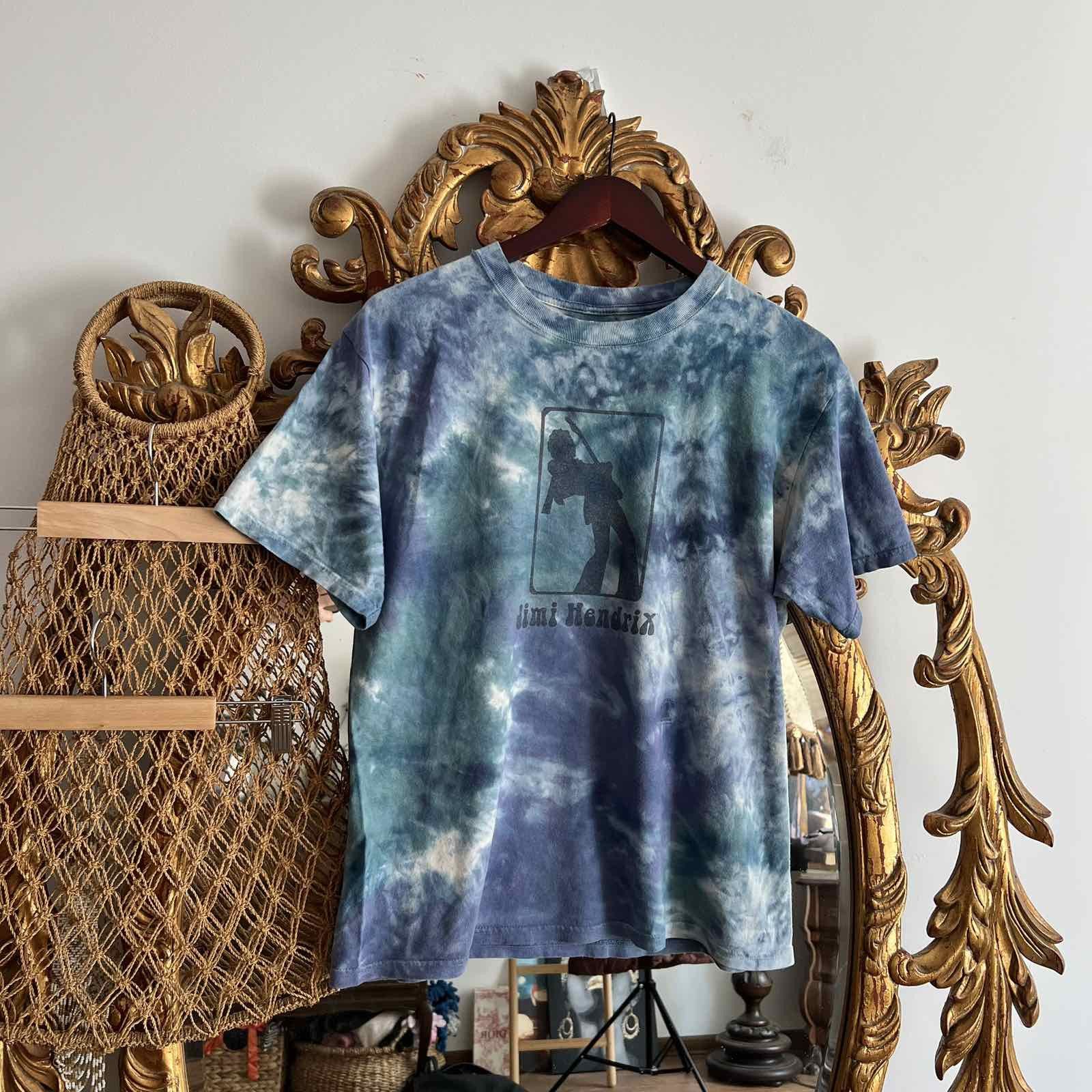 2000’s Liquid Blue Jimmy Hendrix Blue Tie Die Tee