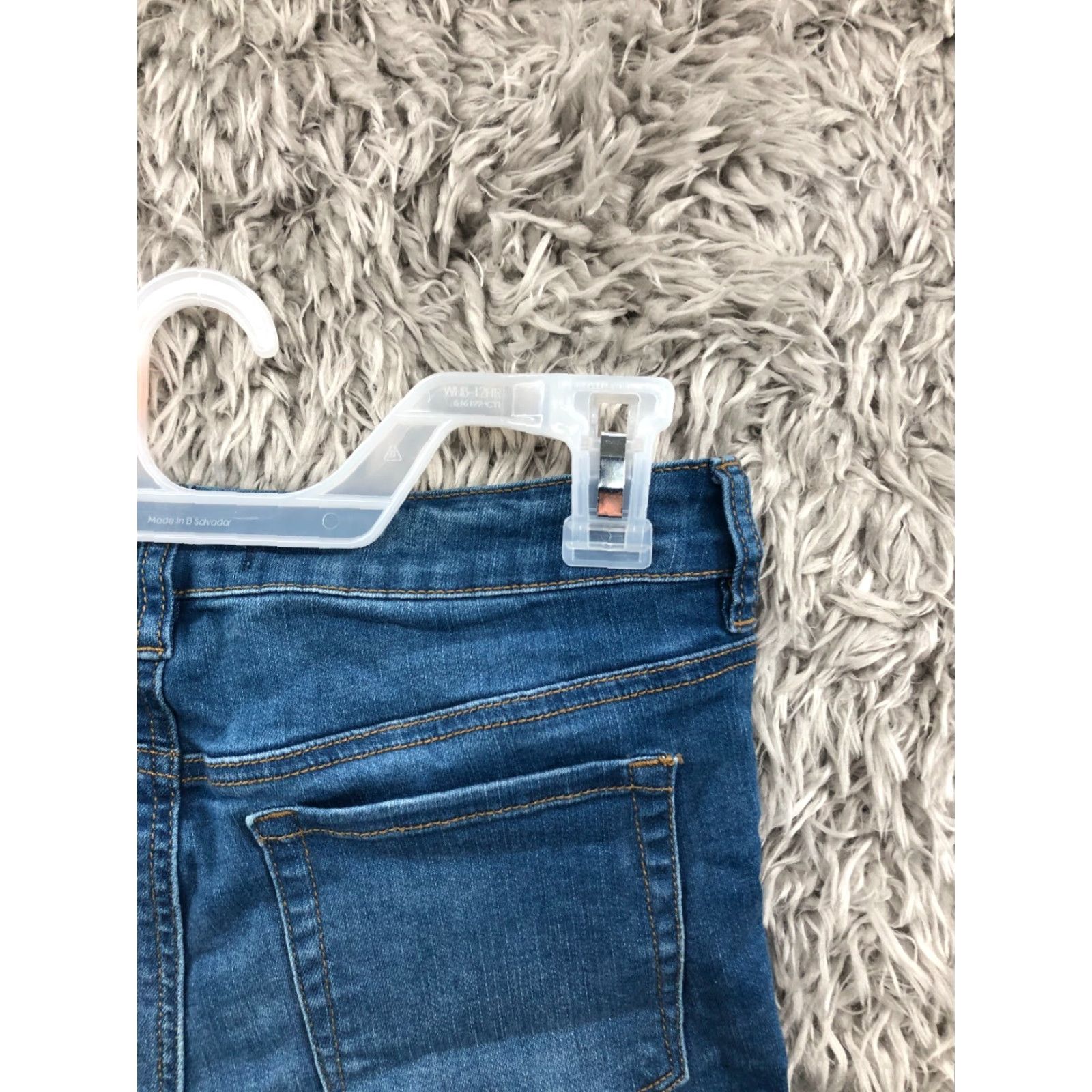 Pacsun PacSun Shorts Womens Size 27 Mid Rise Dark Wash Blue Denim Jean Boyfriend Size 27" / US 4 / IT 40 - 5 Thumbnail
