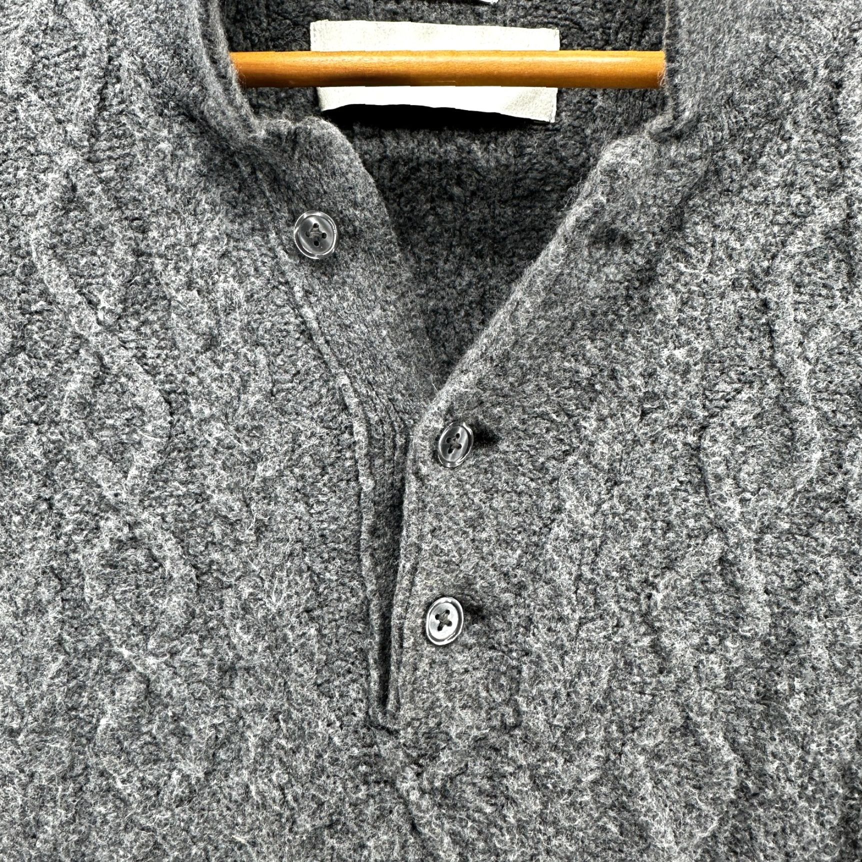 Abercrombie & Fitch Abercrombie & Fitch Pullover Sweater Gray Men's Small Oversized Long Sleeve Shirt Size US S / EU 44-46 / 1 - 6 Thumbnail