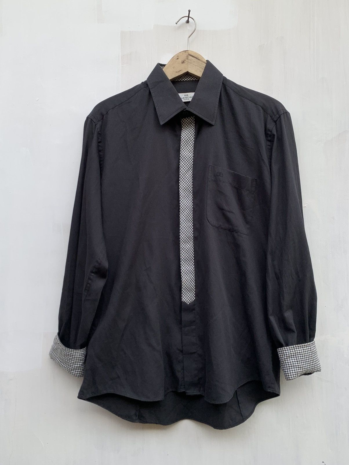 Balenciaga Vintage Balenciaga button ups shirt Size US M / EU 48-50 / 2 - 2 Thumbnail