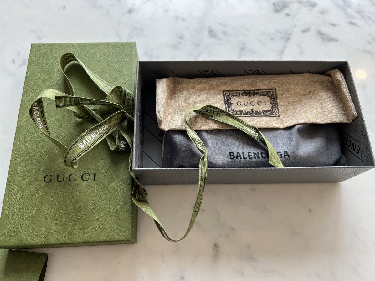 Balenciaga × Gucci Gucci x Balenciaga The Hacker Project Card Case with Strap Size ONE SIZE - 8 Thumbnail