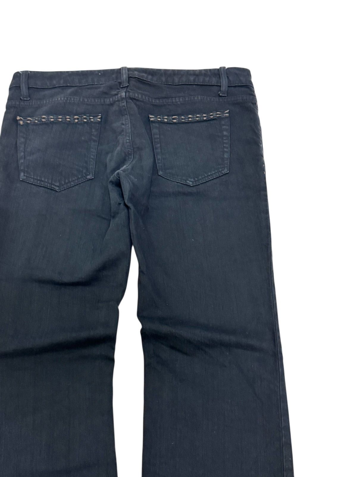 Fendi Fendi Black Denim Jeans Unisex Straight Cut Low Rise Size US 30 / EU 46 - 12 Thumbnail