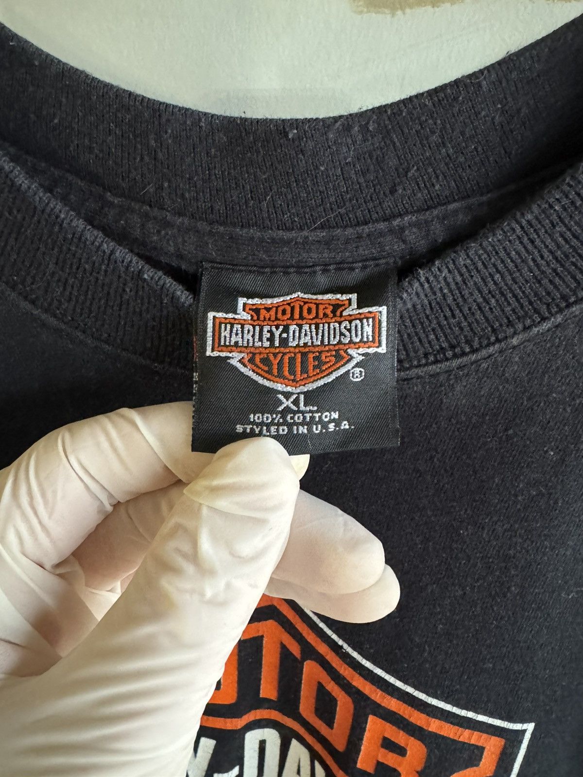 Harley Davidson 🇺🇸Vintage Harley Davidson made in USA tshirt Eange Logo Size US XL / EU 56 / 4 - 7 Thumbnail