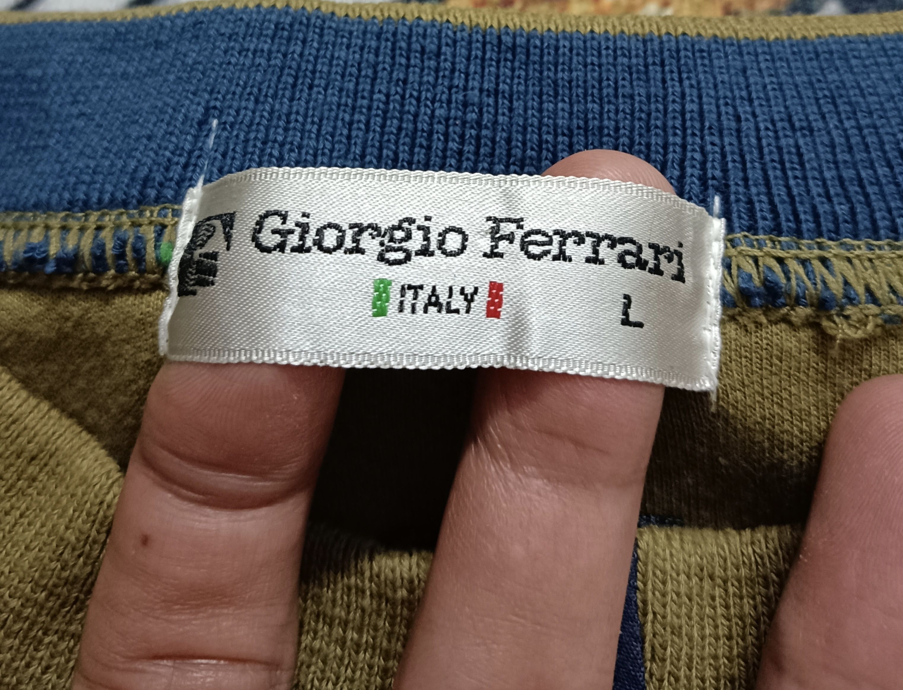 Ferrari Vintage Giorgio Ferrari italy Half Zipper Sweatshirt Size US S / EU 44-46 / 1 - 5 Thumbnail