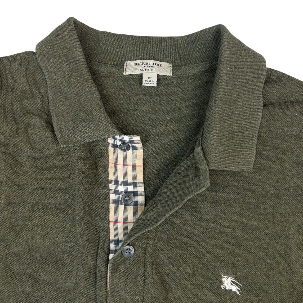 Burberry Vintage Burberry Long Sleeve Polo Shirt Size XL Size US XL / EU 56 / 4 - 4 Thumbnail