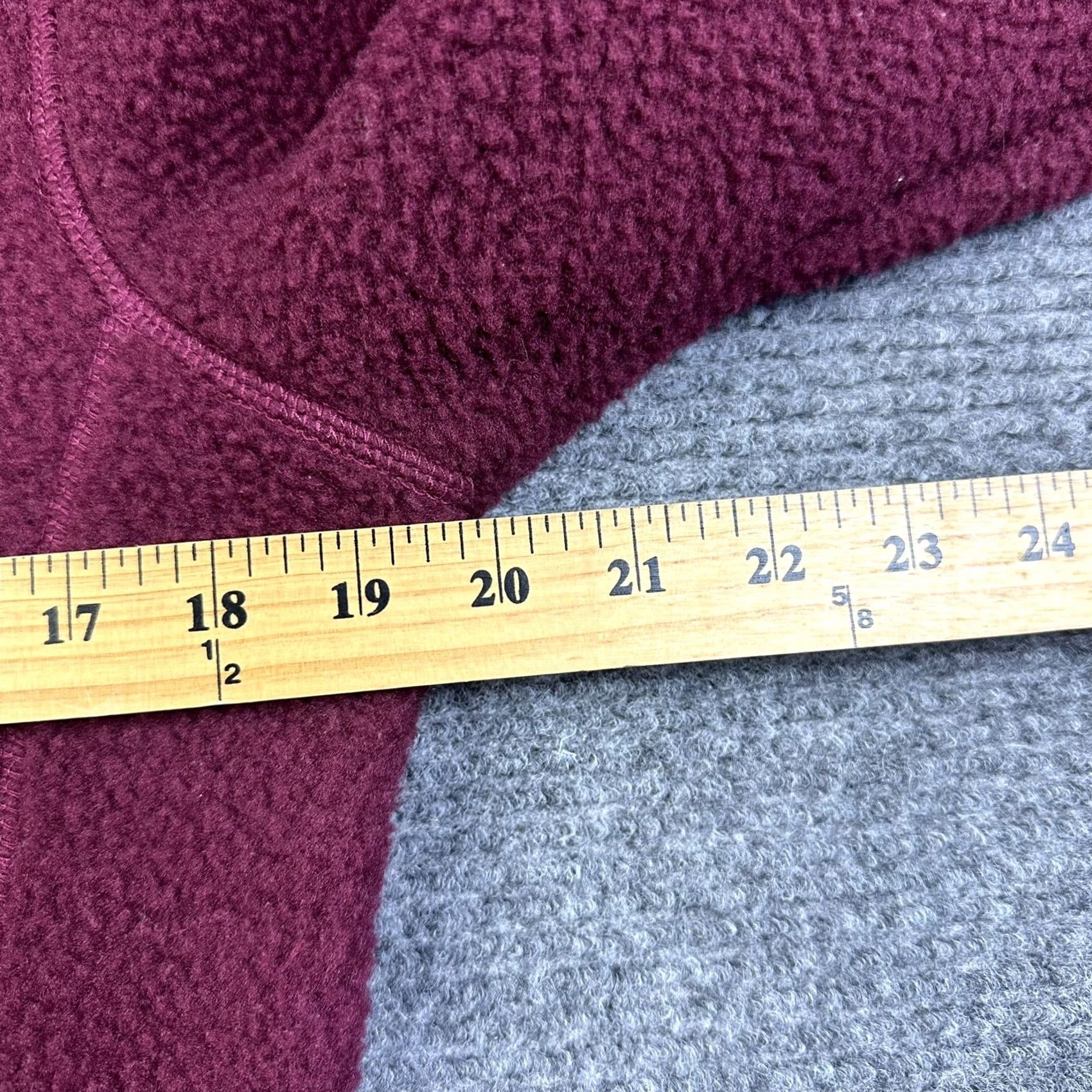 Avalanche VINTAGE Avalanche Fleece Jacket Women’s S 1/4 Zip Pullover With Pockets Purple/Burgundy Logo C Fleece Jacket Womens Size S / US 4 / IT 40 - 6 Thumbnail
