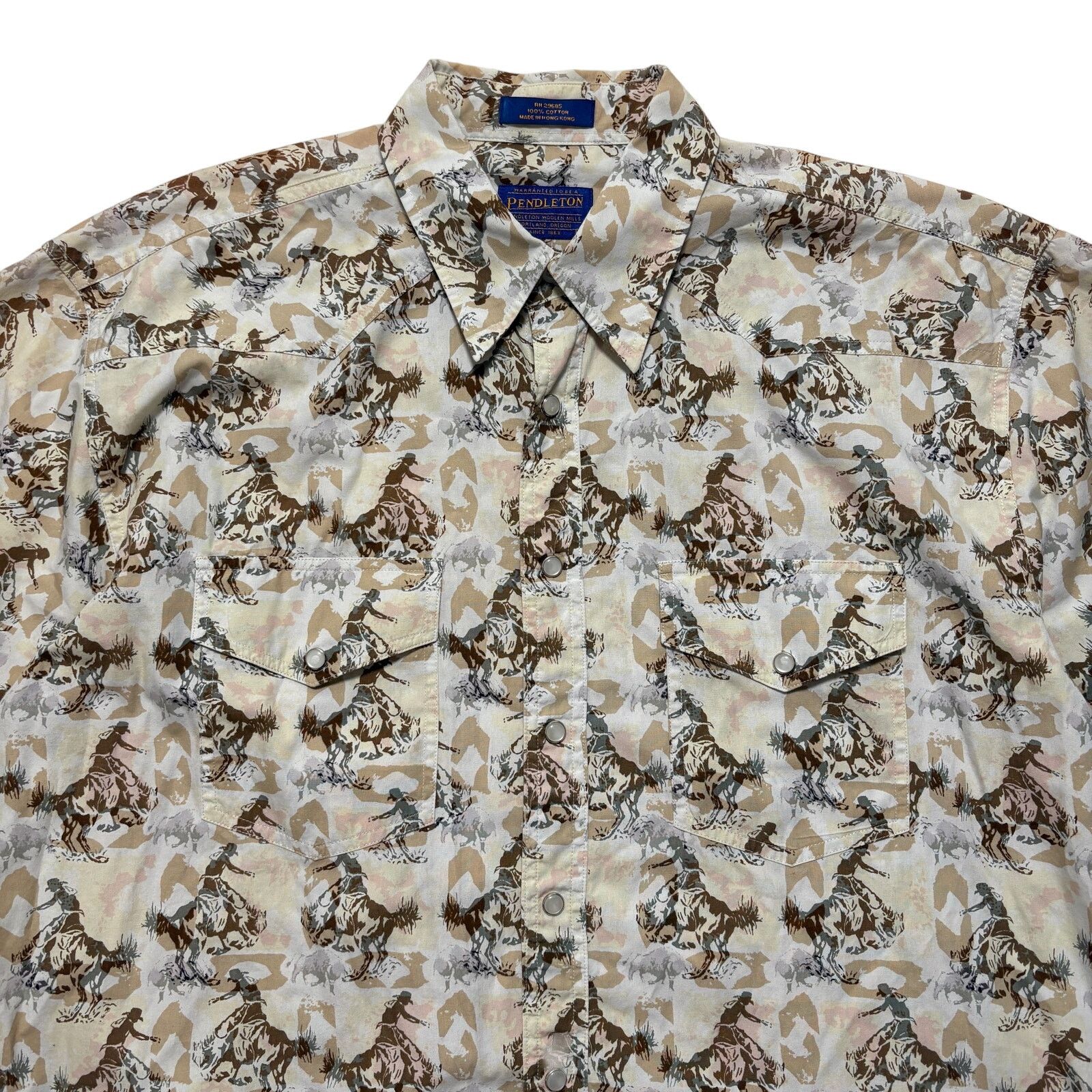 Pendleton Pendleton Western AOP Pearl Snap Short Sleeve Shirt L Size US L / EU 52-54 / 3 - 2 Thumbnail