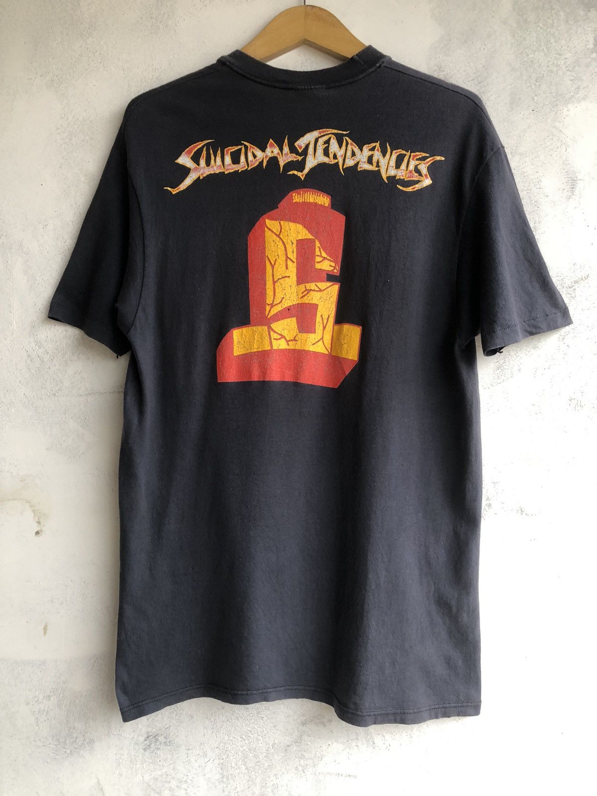 Band Tees × Vintage Vintage 80s Suicidal Tendencies Distressed Size US XL / EU 56 / 4 - 2 Thumbnail