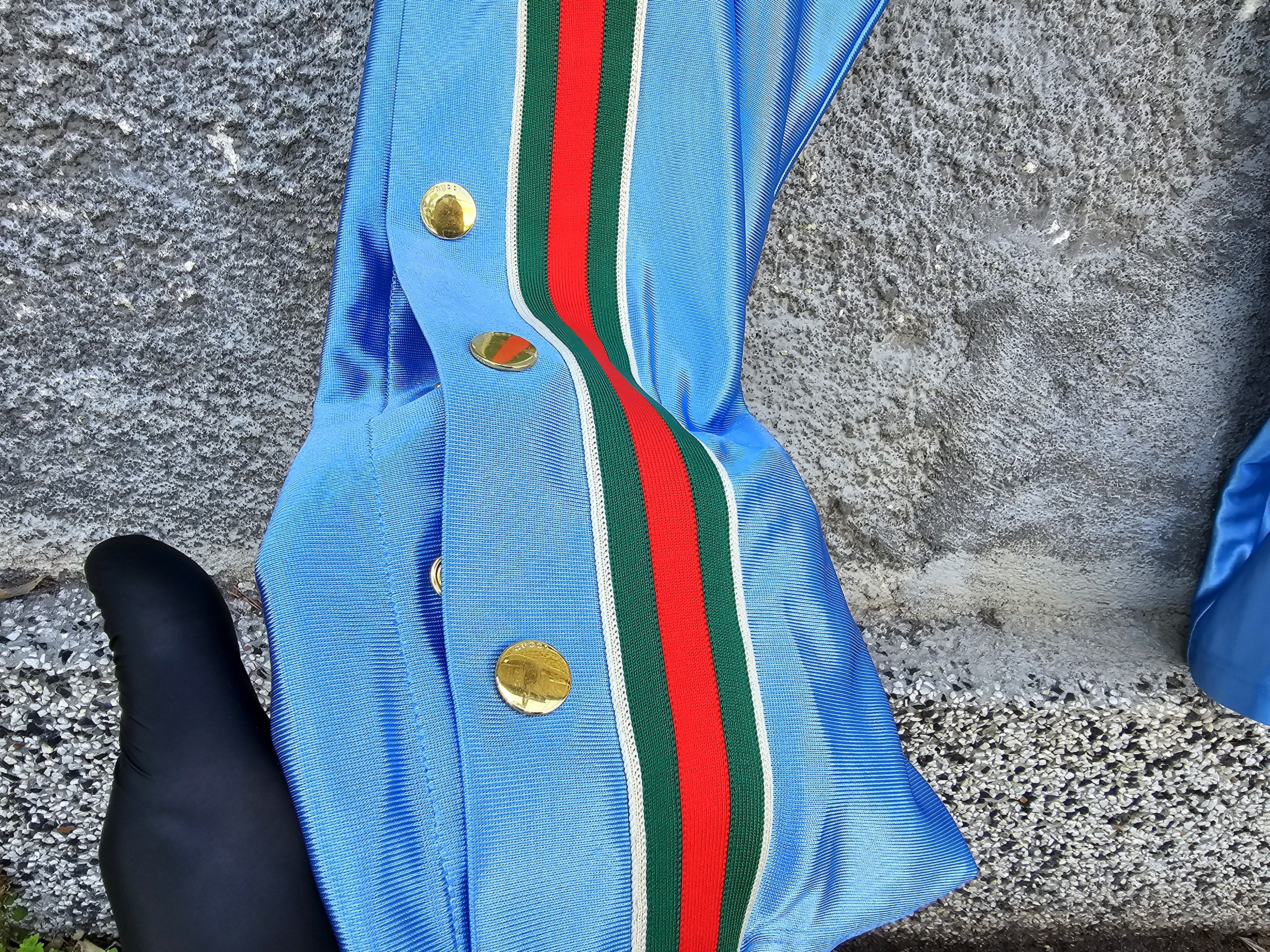 Gucci $1650 GUCCI Web Shiny Striped-Panel Tapered Trousers Pants Size US 34 / EU 50 - 12 Thumbnail
