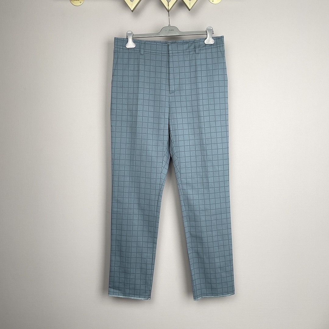 Bottega Veneta Bottega Veneta Grid Check Trousers Size 36 Size US 36 / EU 52 - 1 Thumbnail