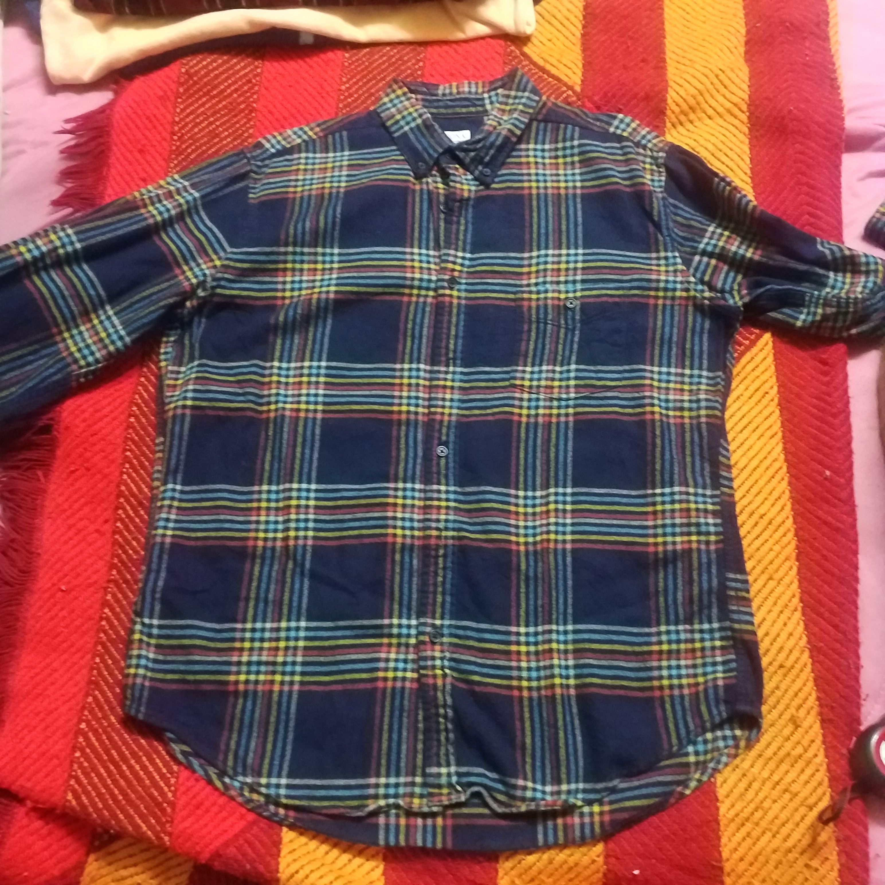 Merona NICE COLOUR CHEKERED LONG SLEEVE Size US L / EU 52-54 / 3 - 1 Thumbnail