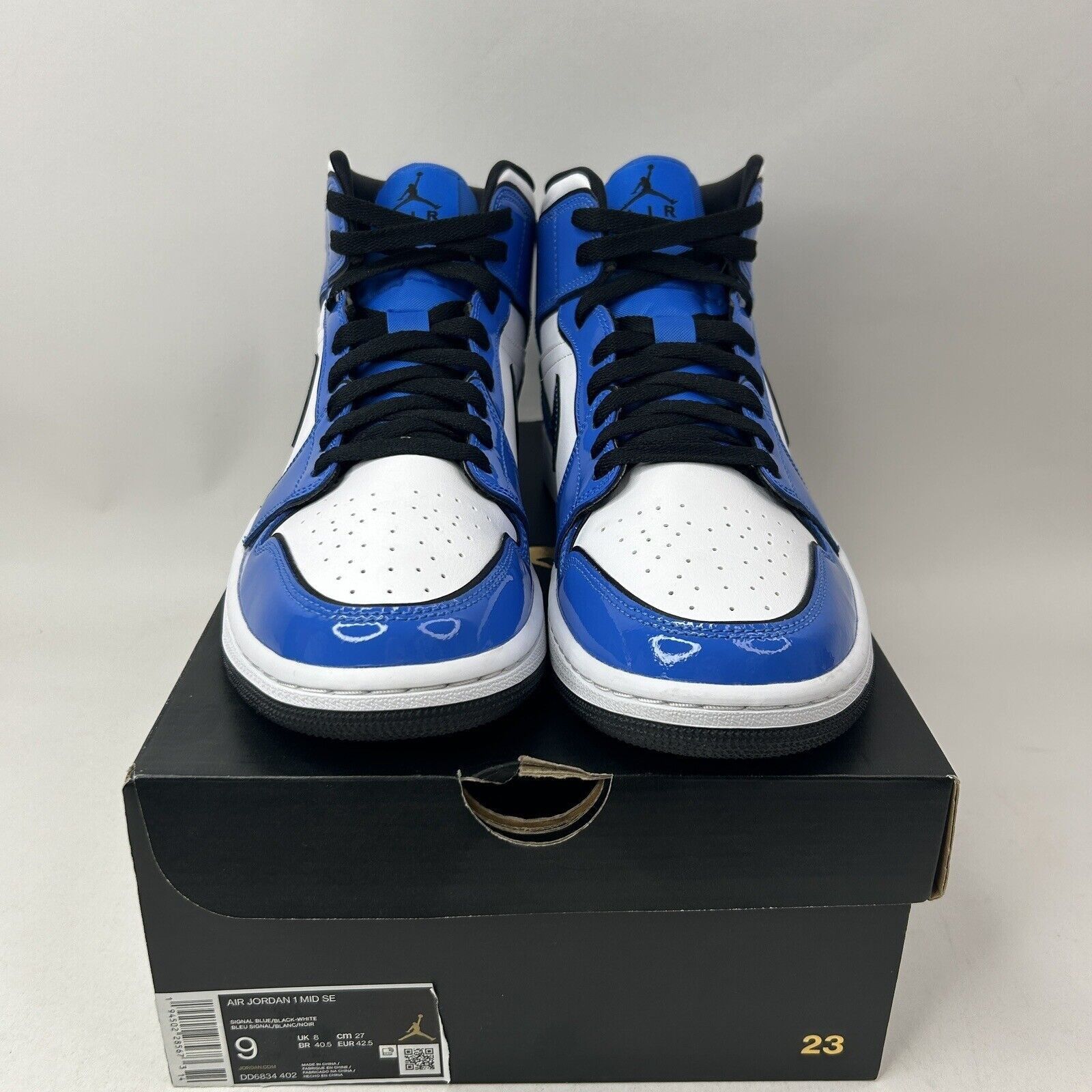 Nike Nike Shoes Air Jordan 1 Mid Retro “Signal Blue” DD6834-402 Size US 9 / EU 42 - 2 Thumbnail